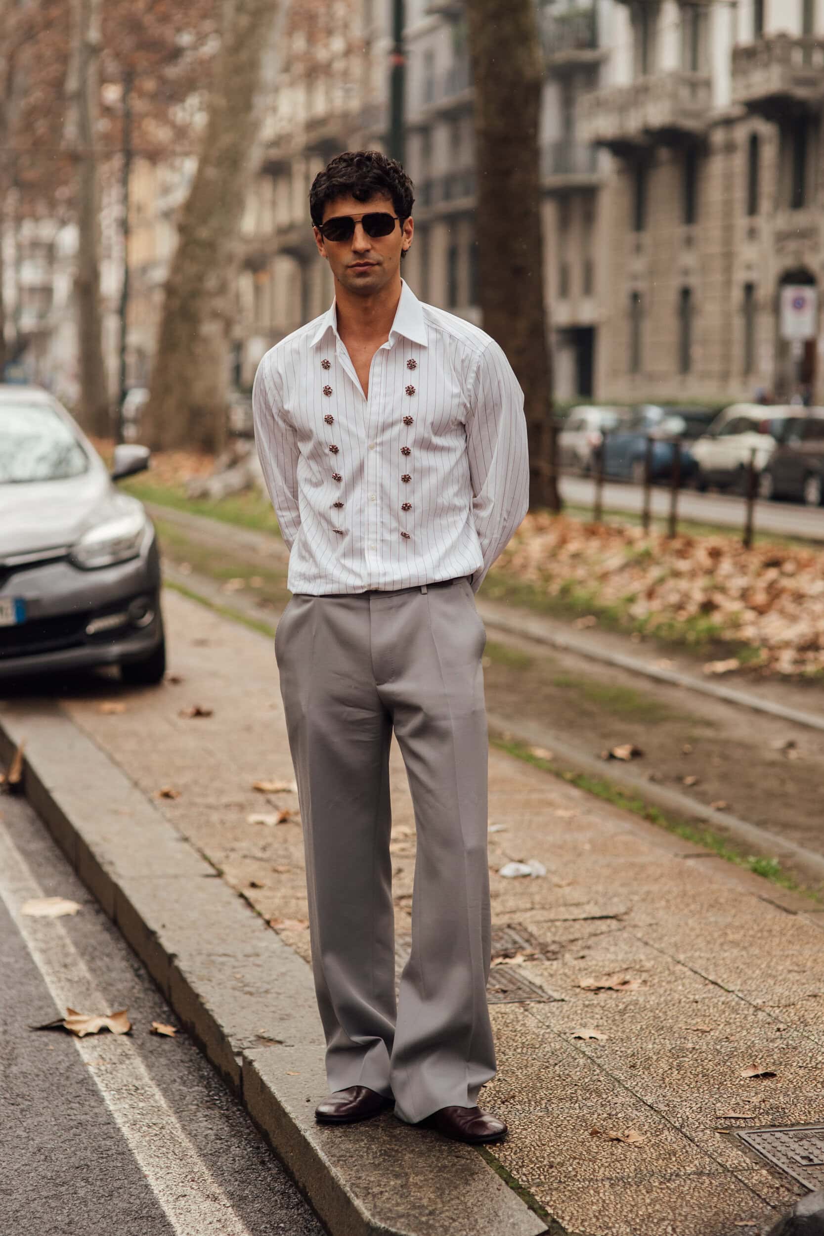 Milano Milan Men's Street Style Fall 2026 Shows