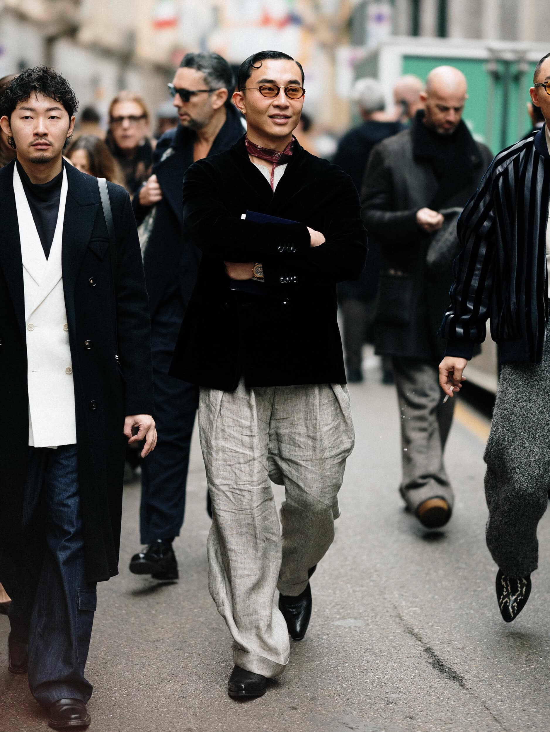 Milano Milan Men's Street Style Fall 2026 Shows