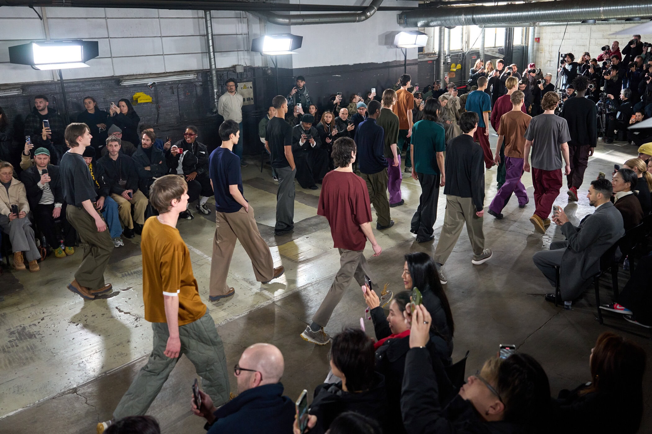 White Mountaineering Fall 2026 Men’s Fashion Show Atmosphere