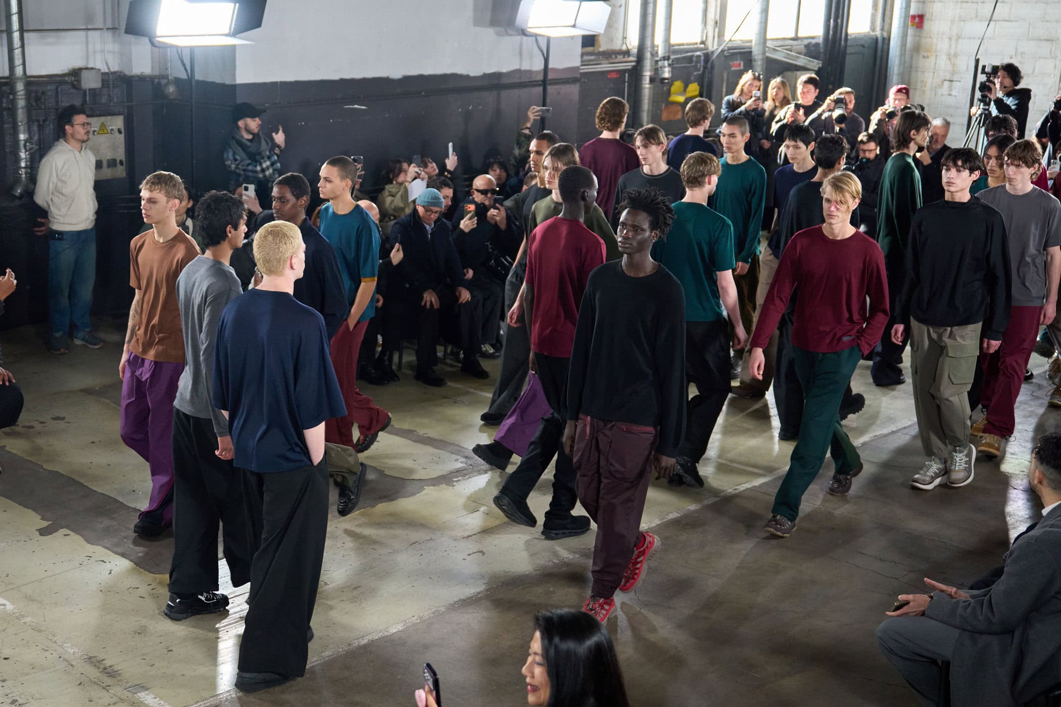 White Mountaineering Fall 2026 Men’s Fashion Show Atmosphere