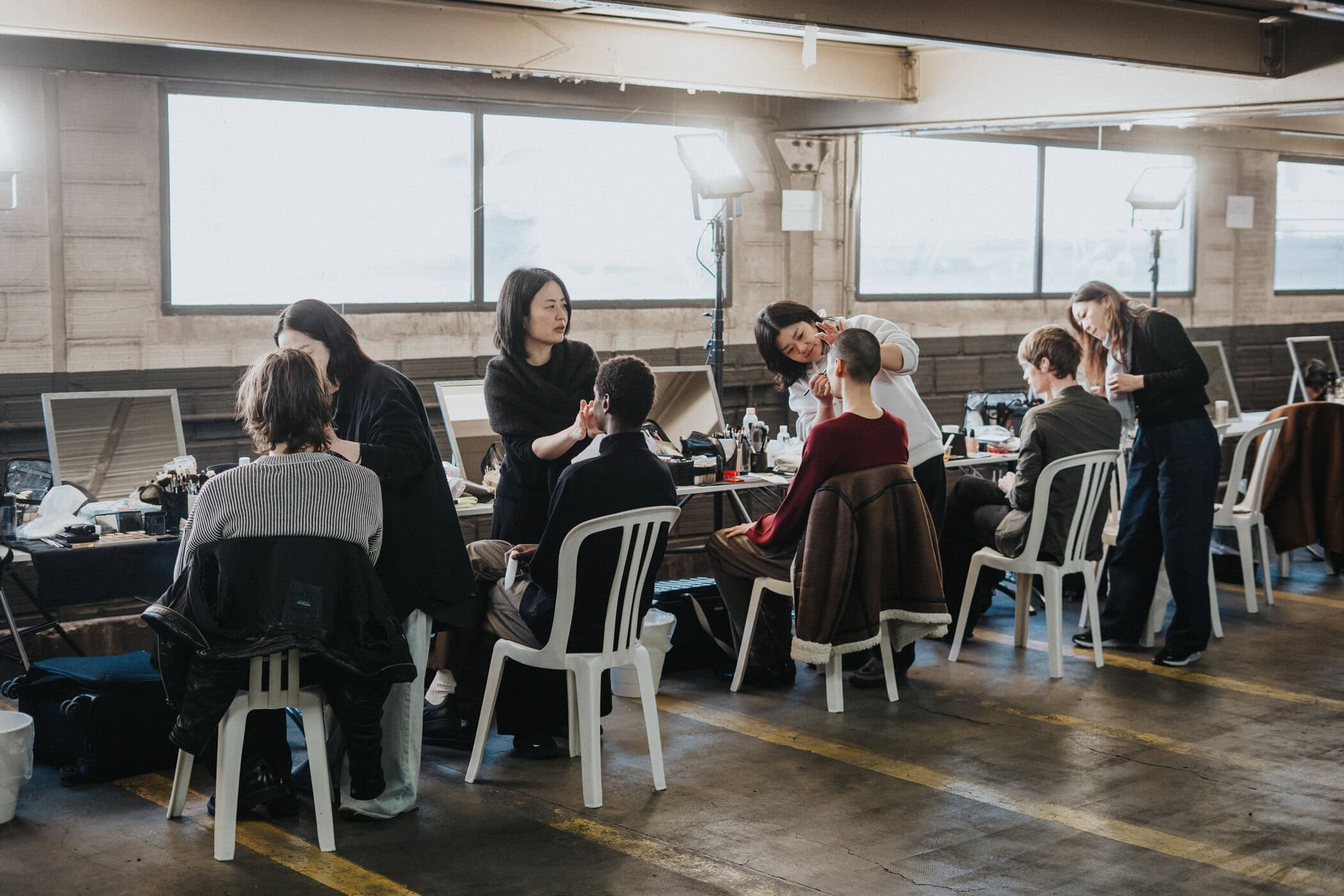White Mountaineering Fall 2026 Men’s Fashion Show Backstage