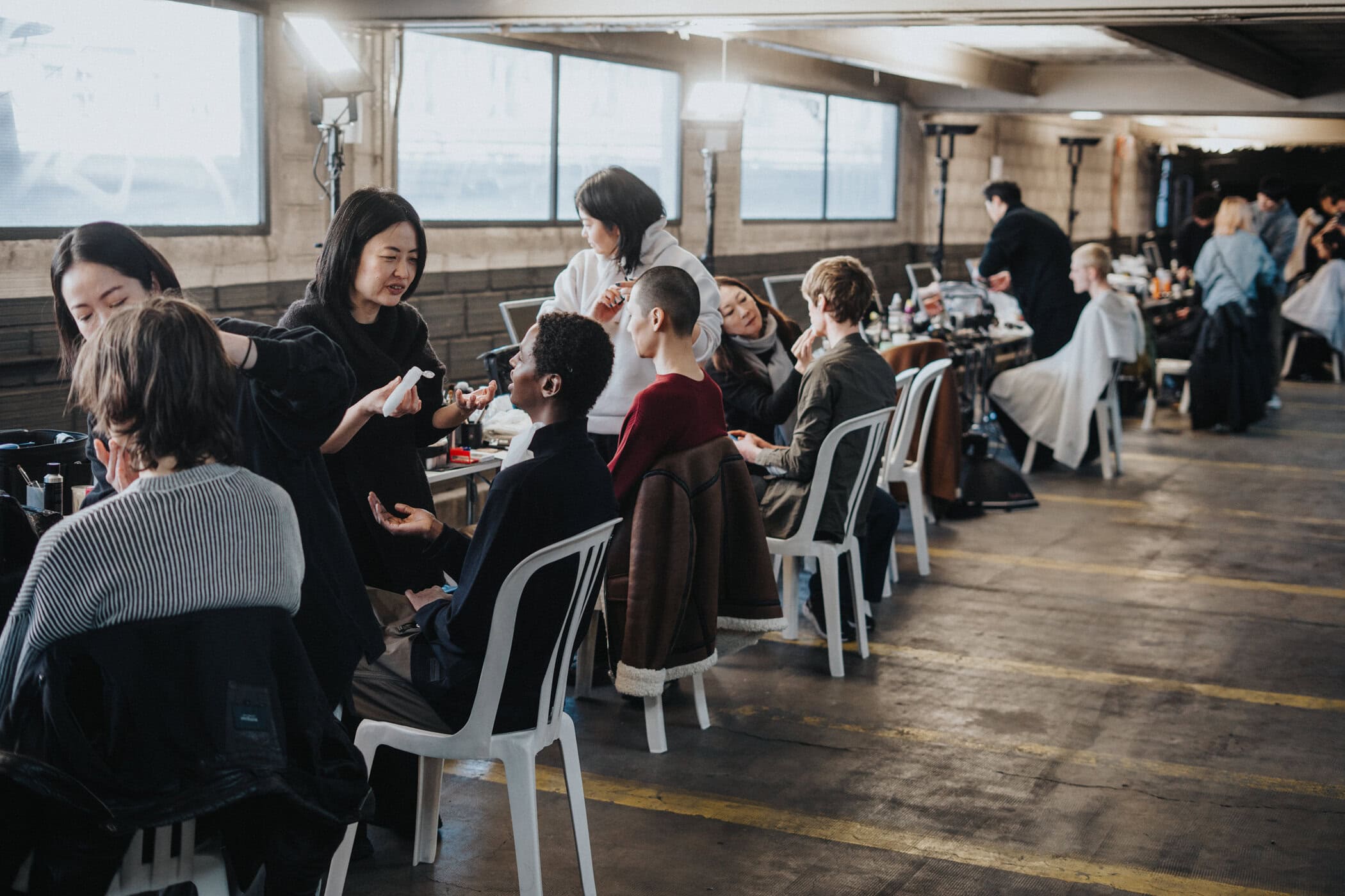 White Mountaineering Fall 2026 Men’s Fashion Show Backstage