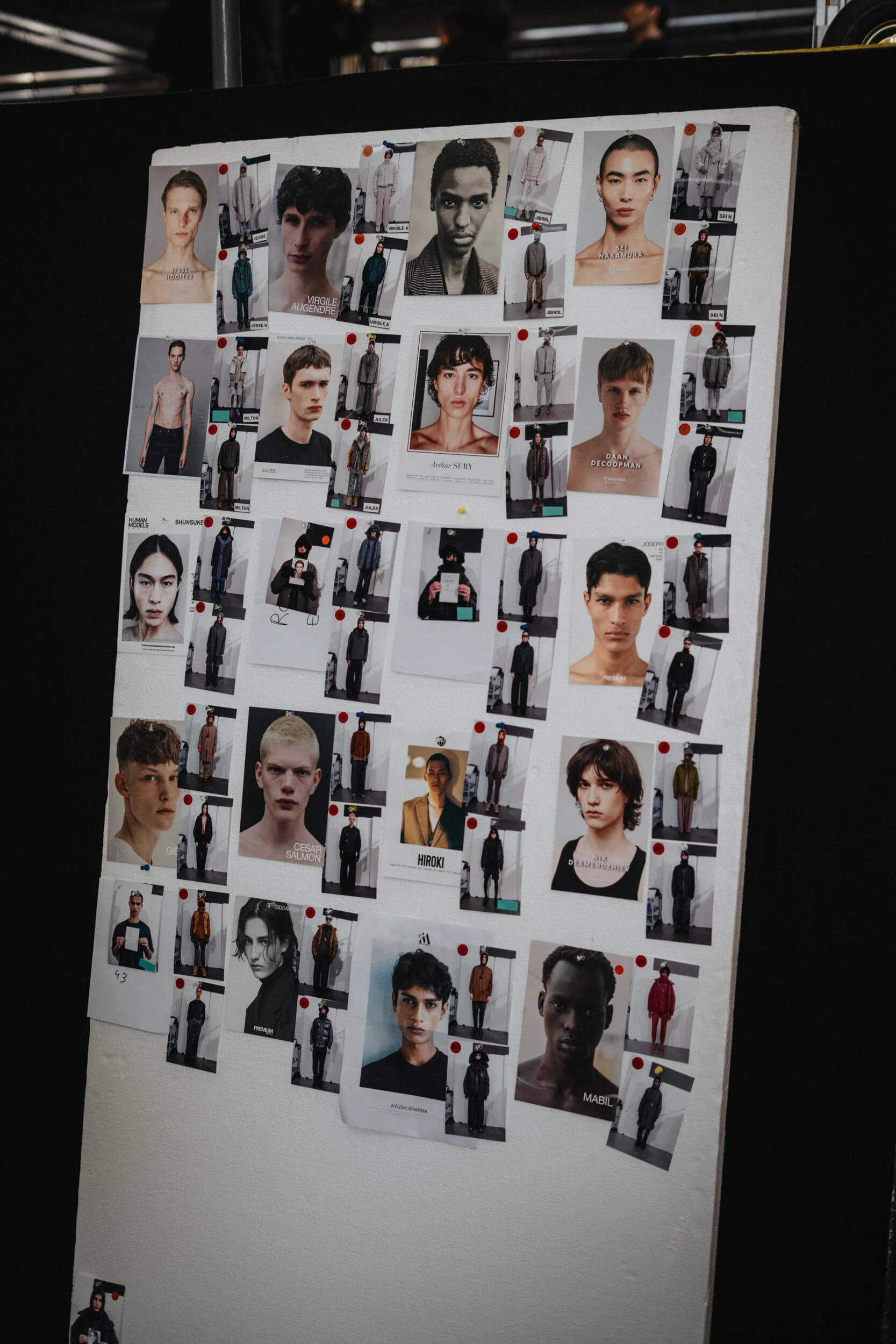 White Mountaineering Fall 2026 Men’s Fashion Show Backstage