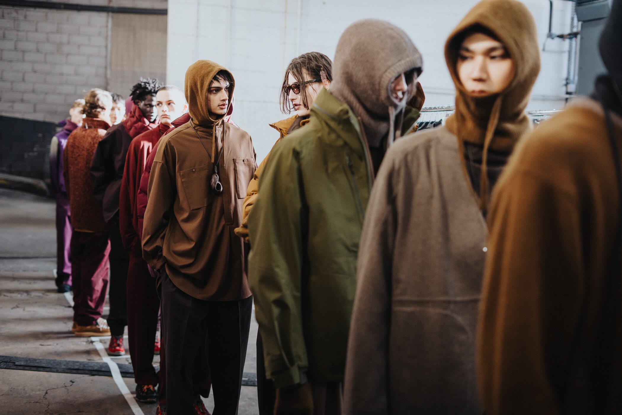 White Mountaineering Fall 2026 Men’s Fashion Show Backstage