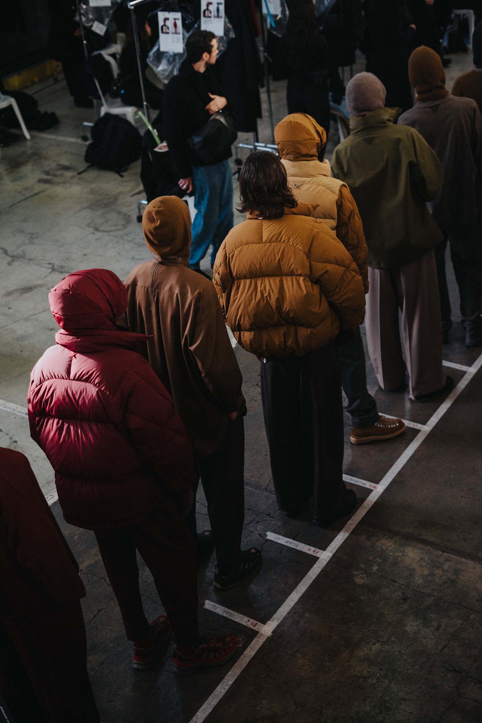 White Mountaineering Fall 2026 Men’s Fashion Show Backstage