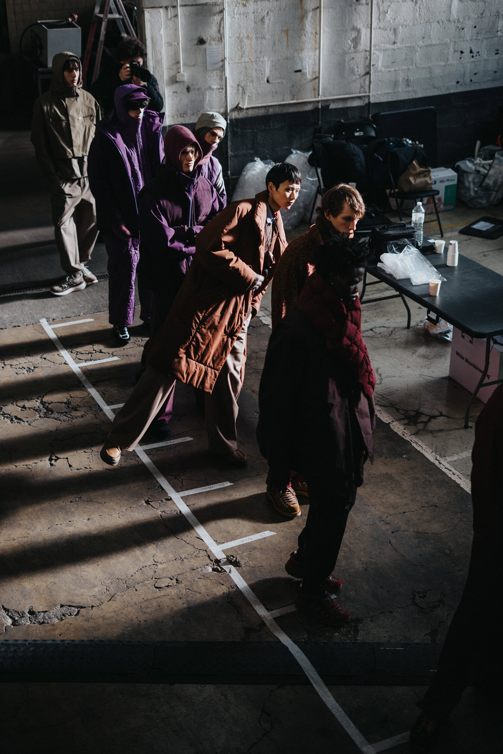 White Mountaineering Fall 2026 Men’s Fashion Show Backstage