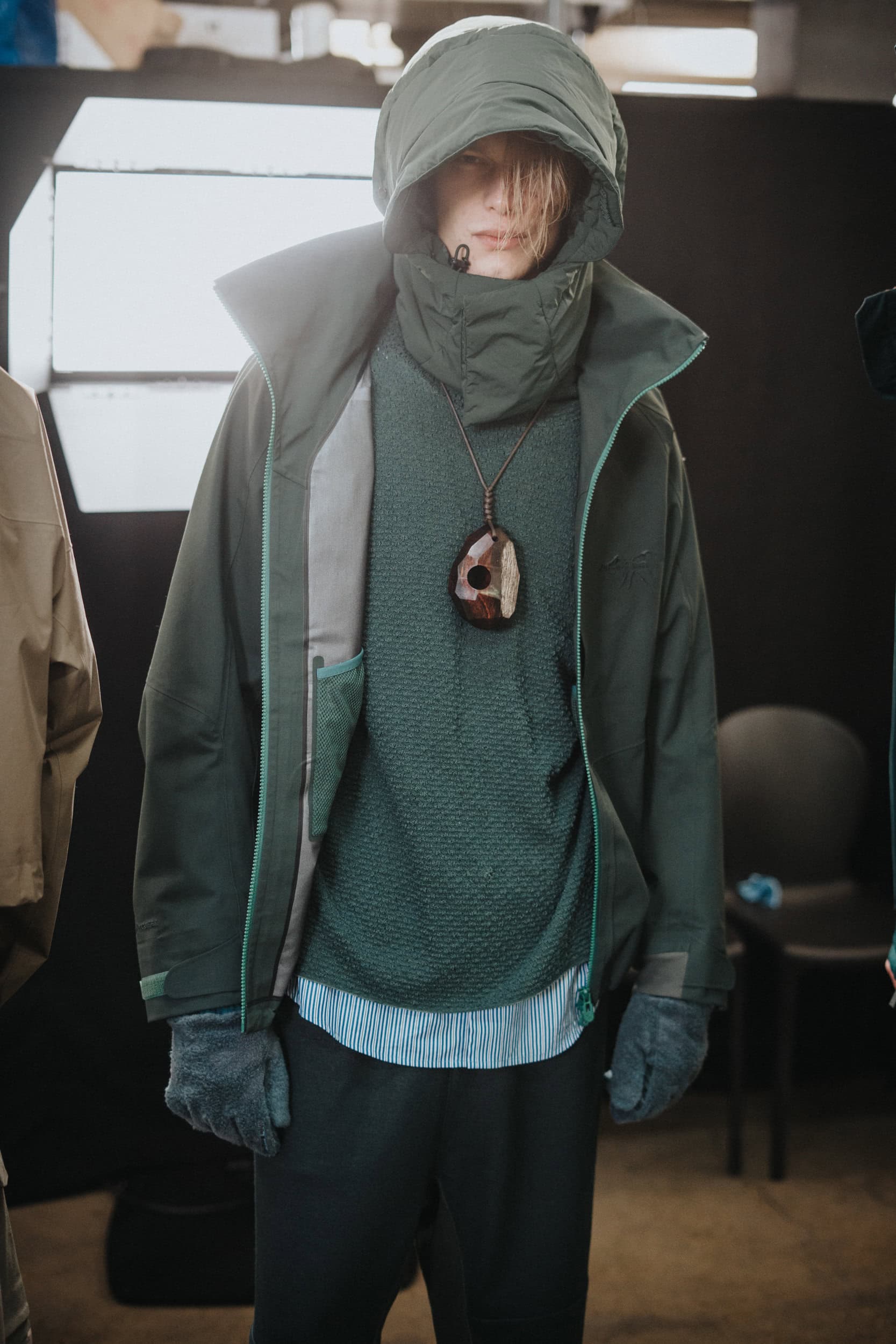 White Mountaineering Fall 2026 Men’s Fashion Show Backstage