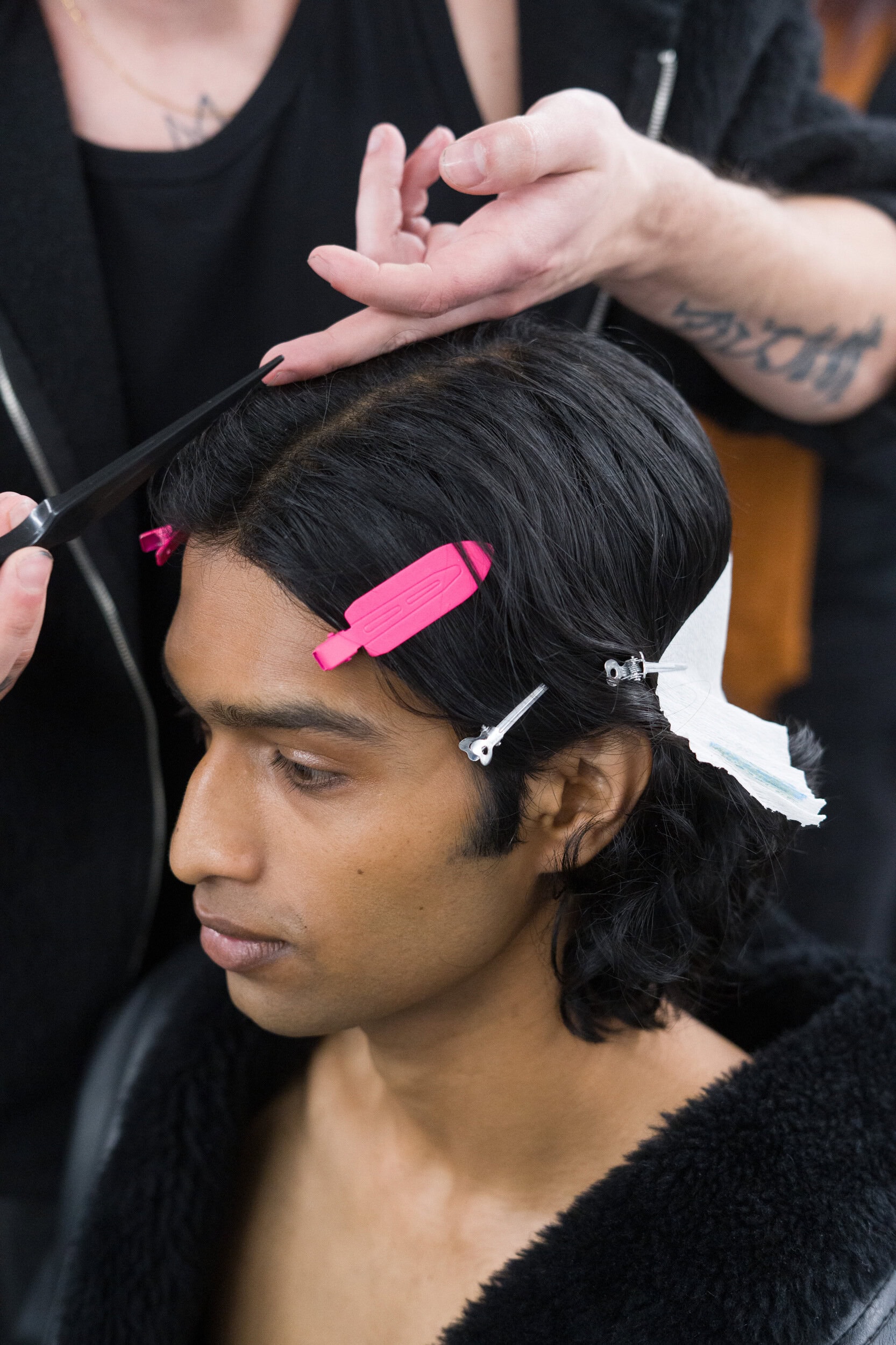 Domenico Orefice Fall 2026 Men’s Fashion Show Backstage