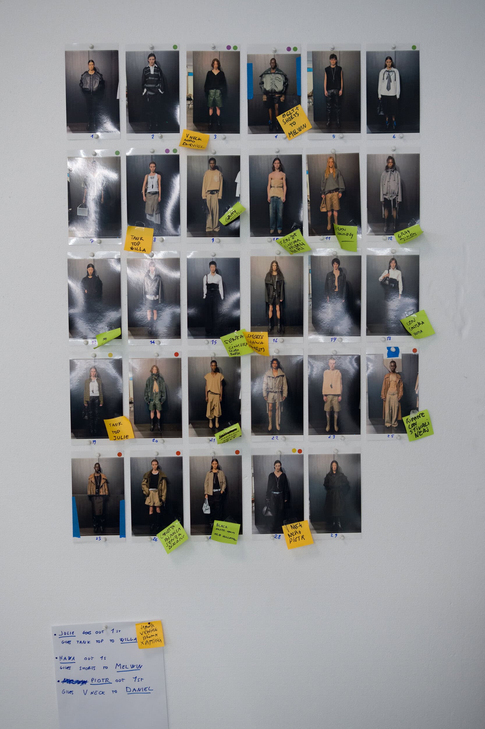 Domenico Orefice Fall 2026 Men’s Fashion Show Backstage