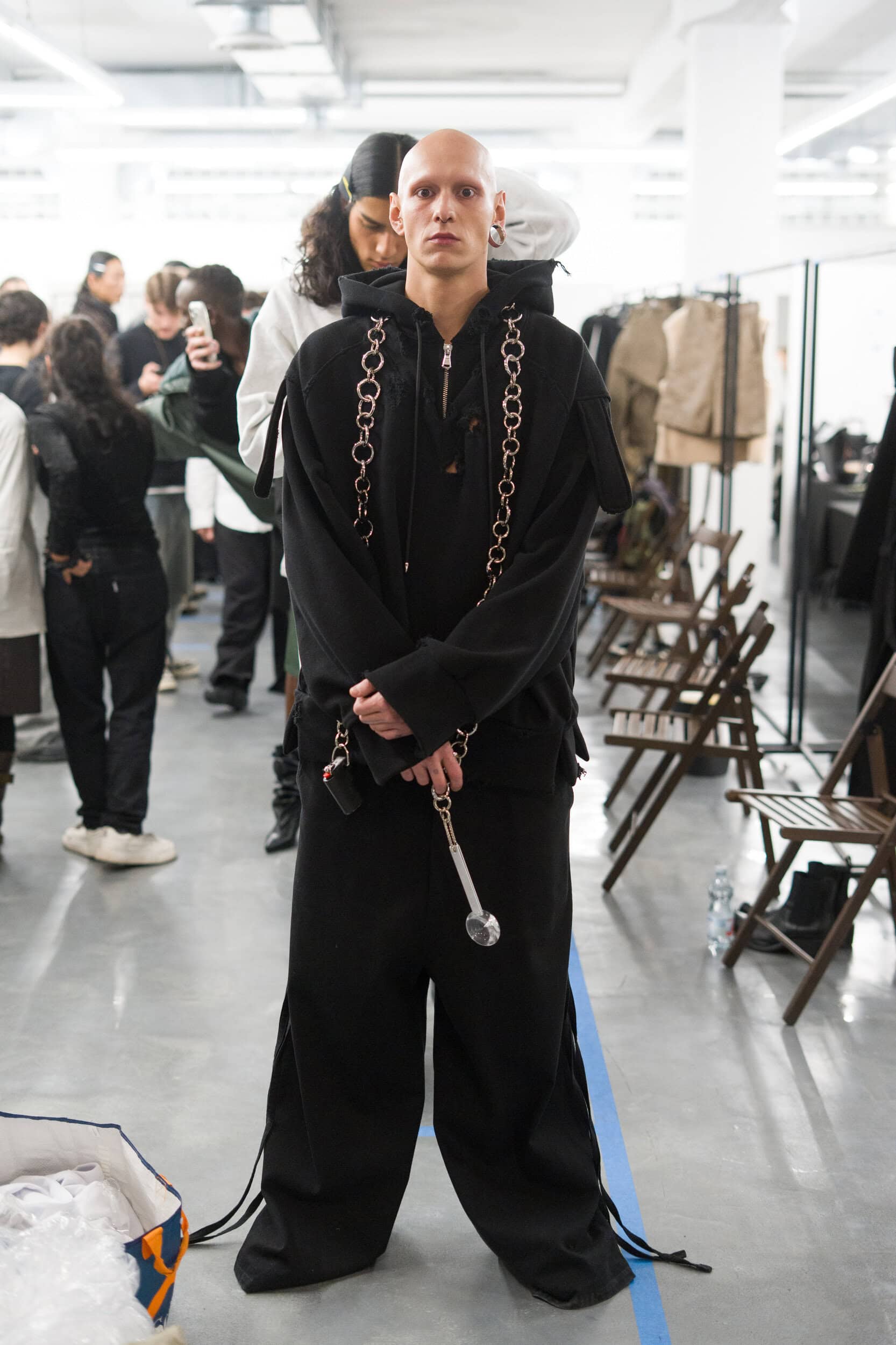 Domenico Orefice Fall 2026 Men’s Fashion Show Backstage