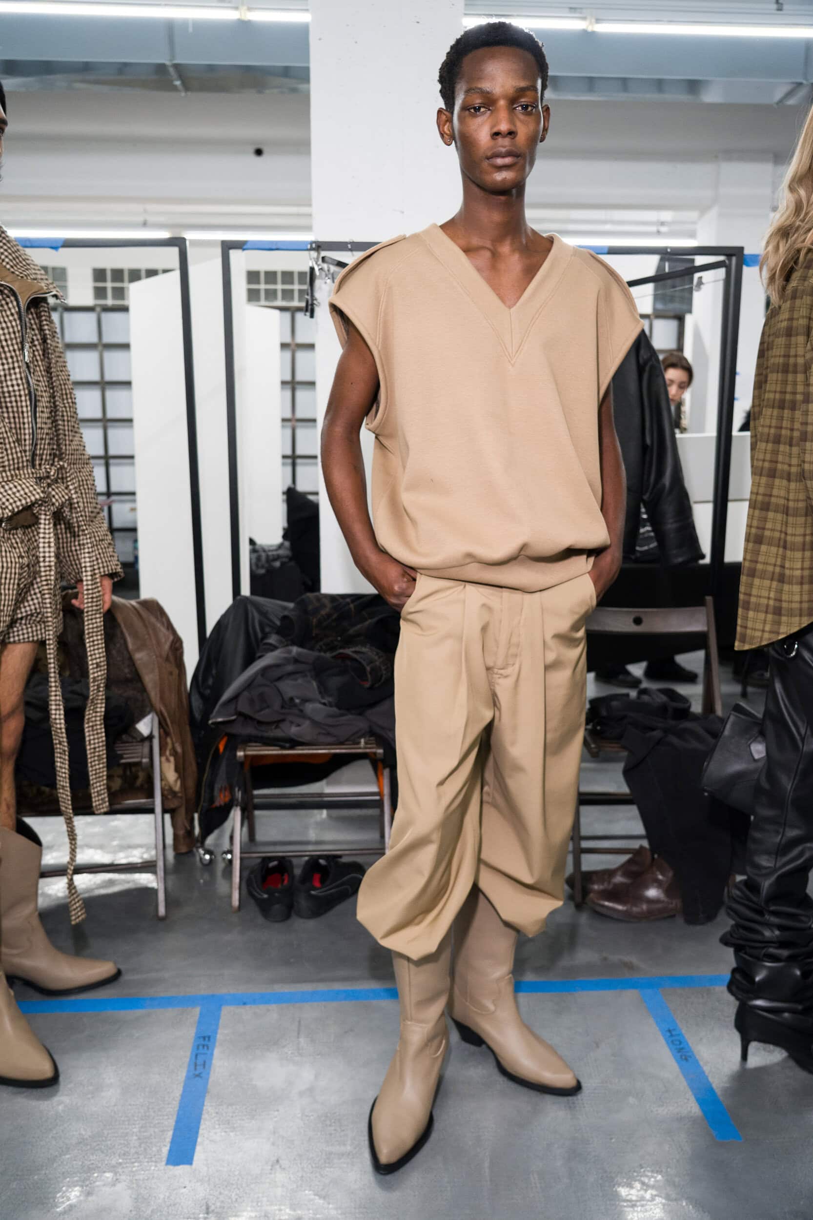 Domenico Orefice Fall 2026 Men’s Fashion Show Backstage