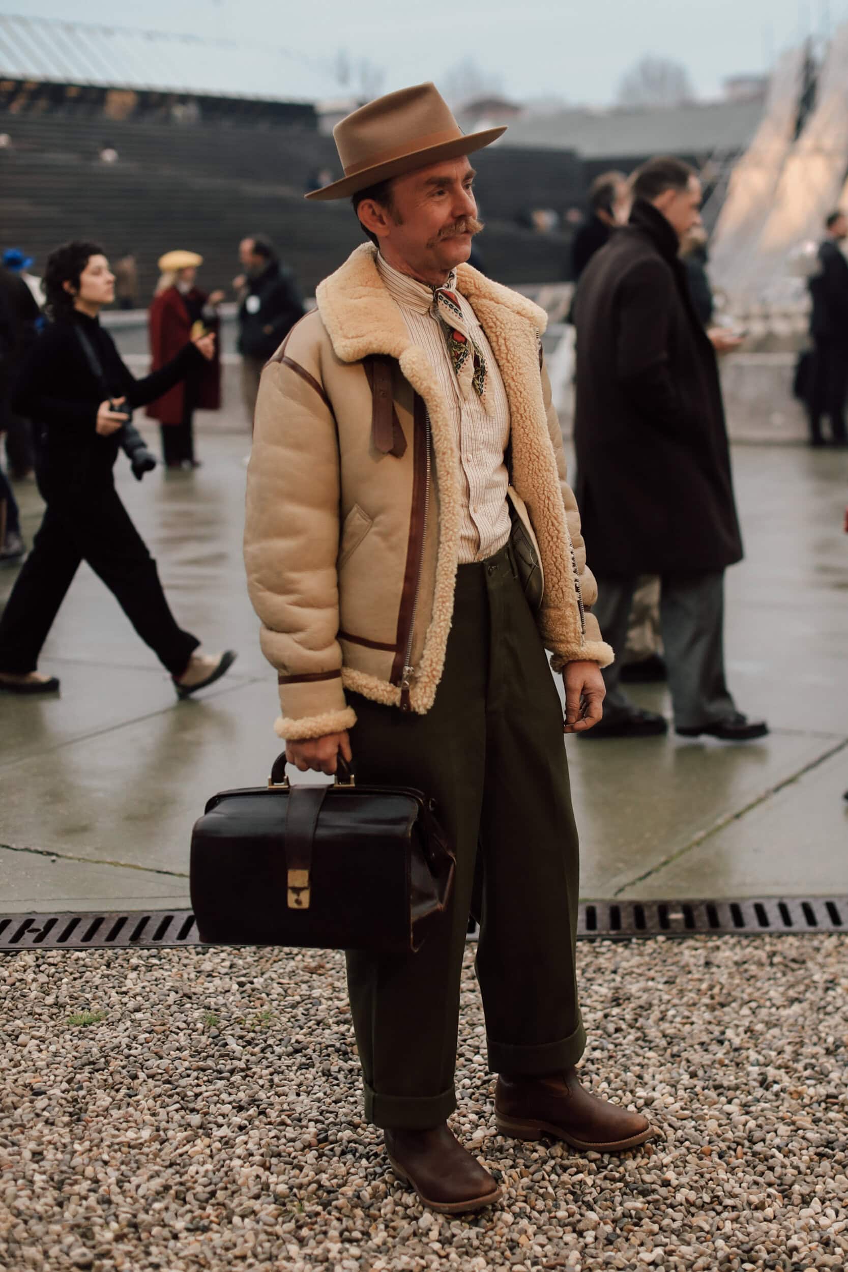 Firenze Pitti Uomo Men's Street Style Fall 2026 Shows