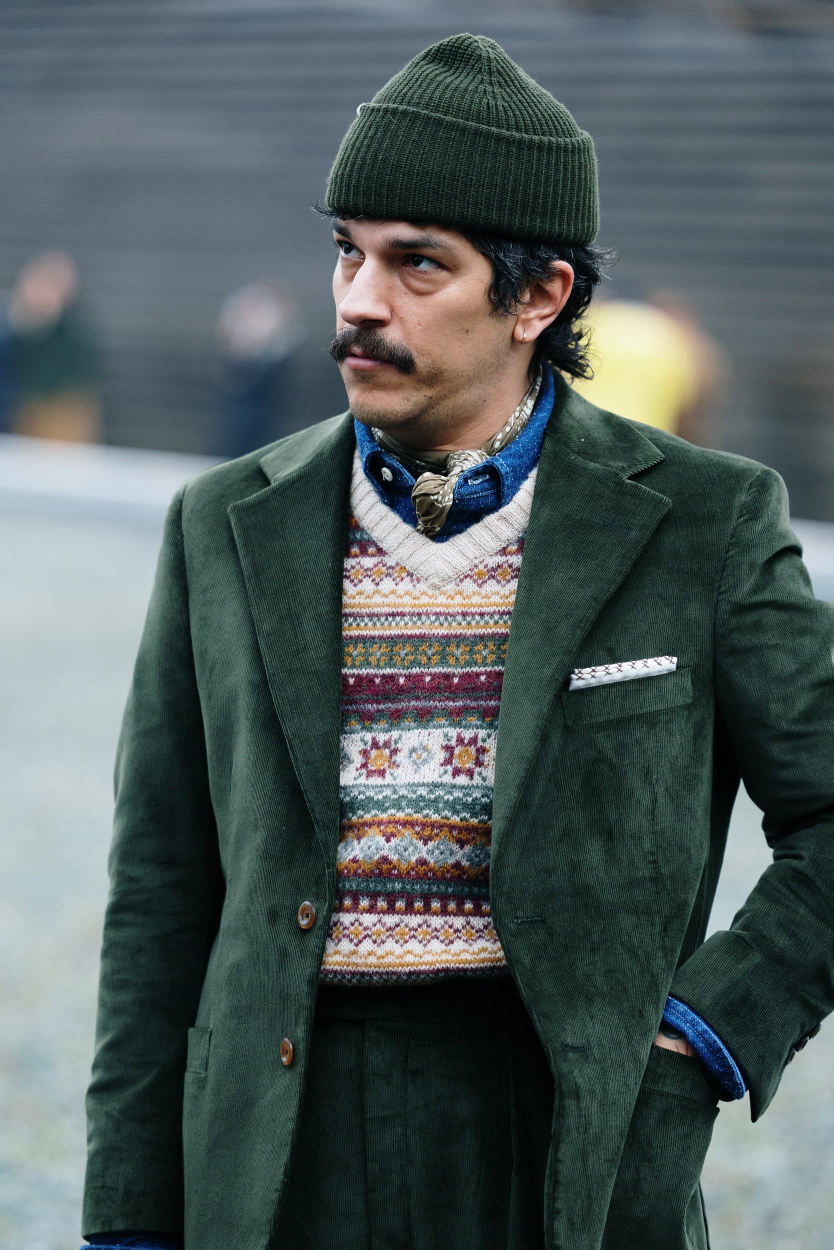 Firenze Pitti Uomo Men's Street Style Fall 2026 Shows