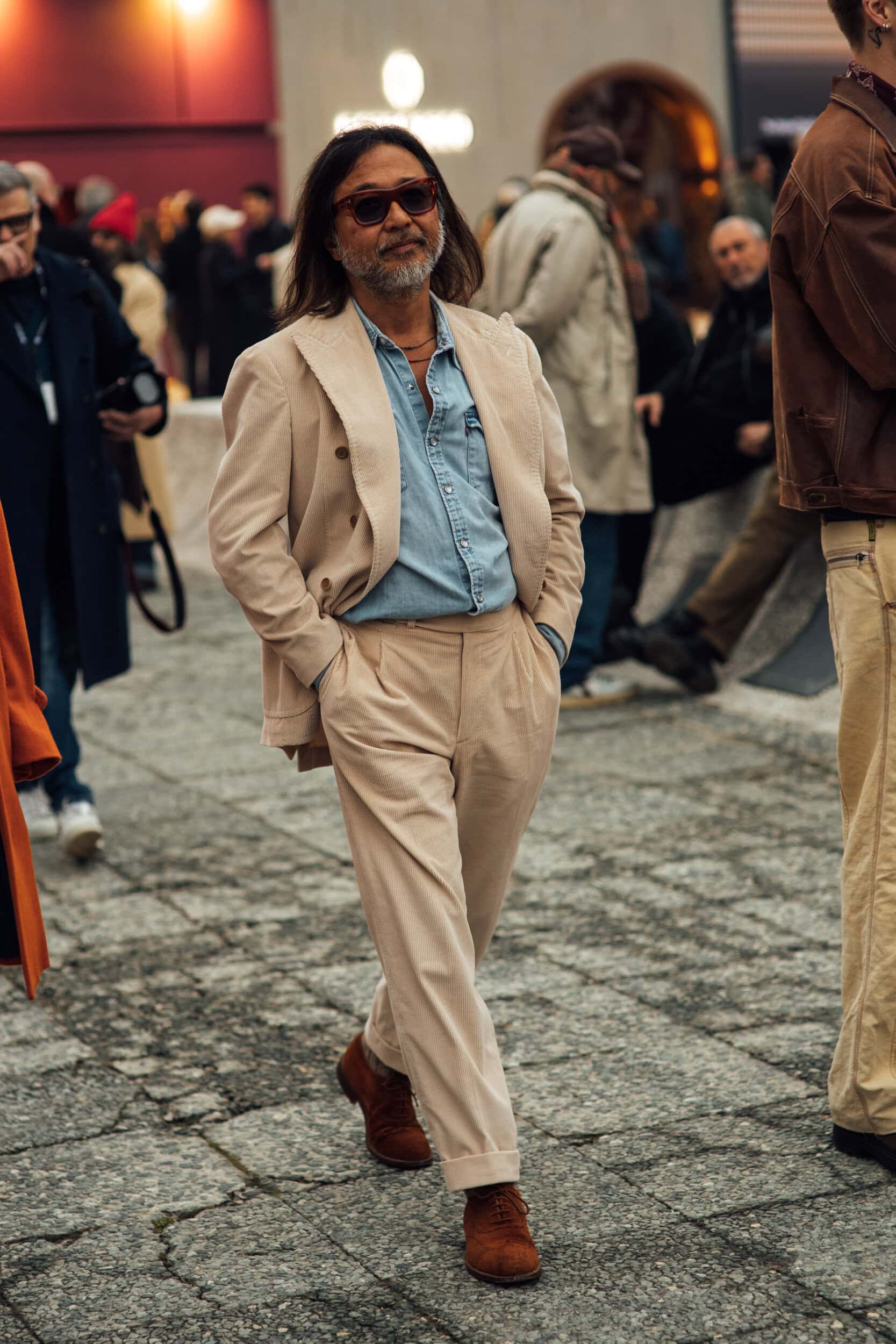 Firenze Pitti Uomo Men's Street Style Fall 2026 Shows
