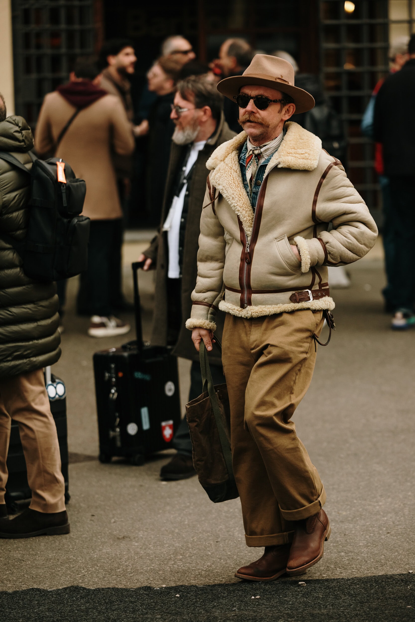 Firenze Pitti Uomo Men's Street Style Fall 2026 Shows