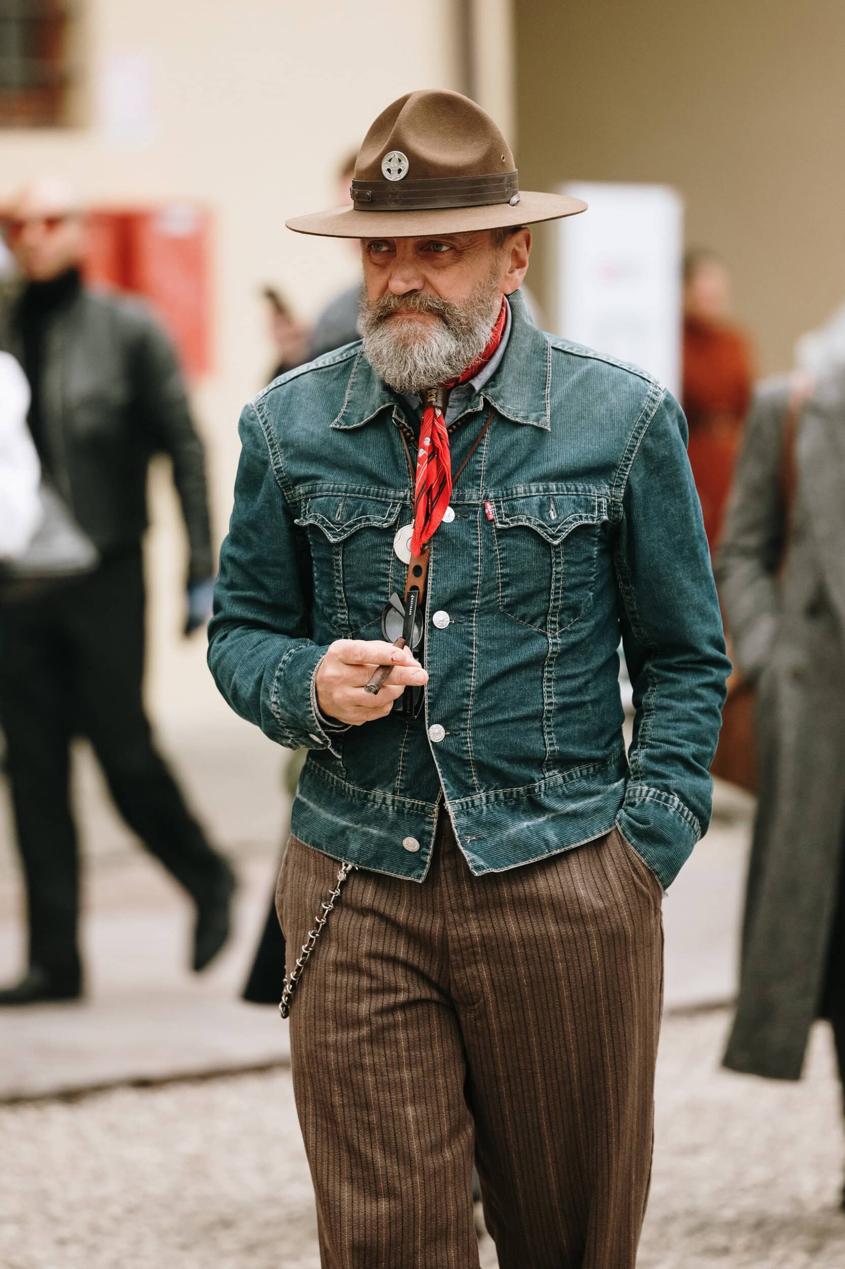 Firenze Pitti Uomo Men's Street Style Fall 2026 Shows