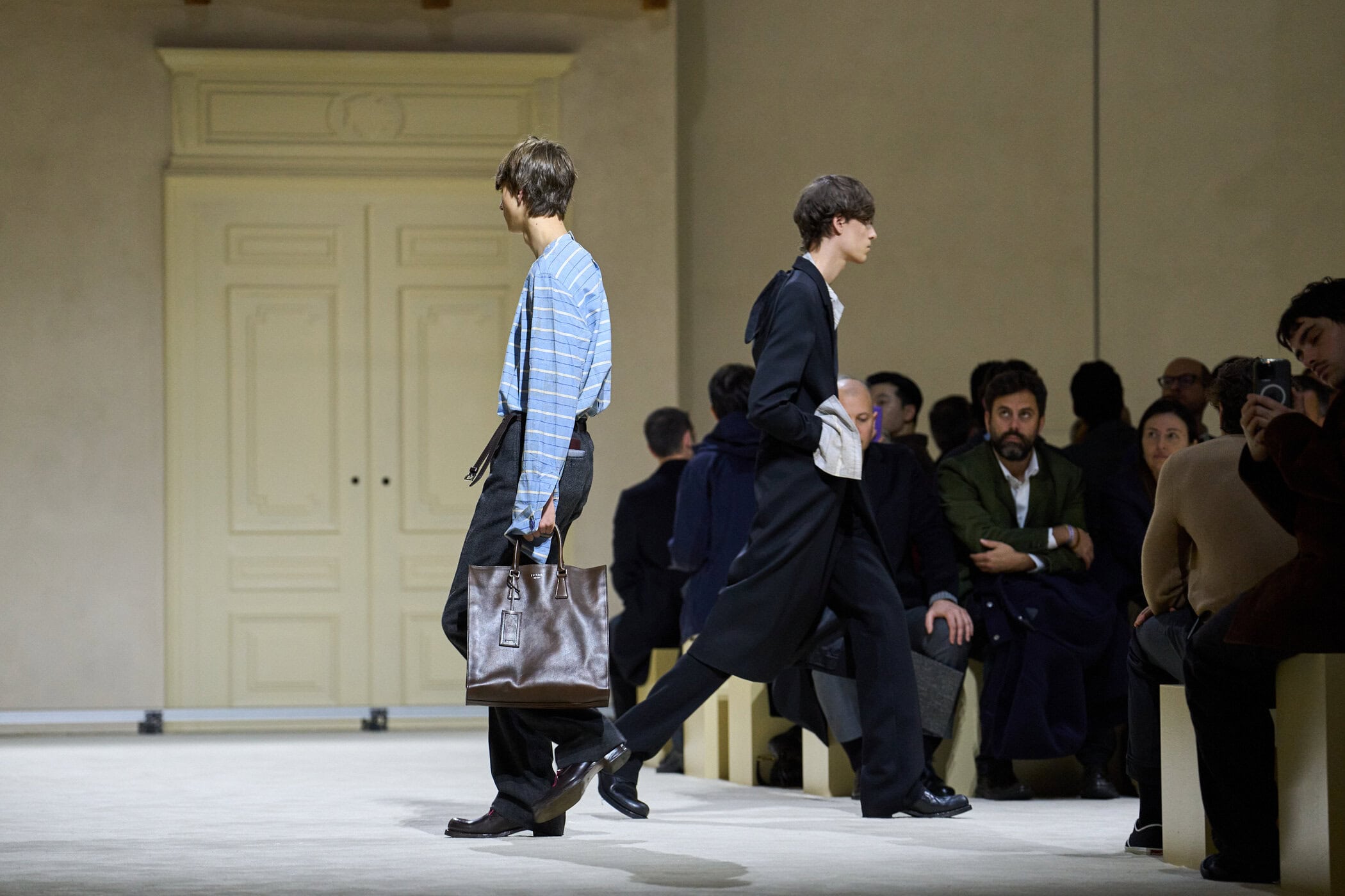 Prada Fall 2026 Men’s Fashion Show Atmosphere