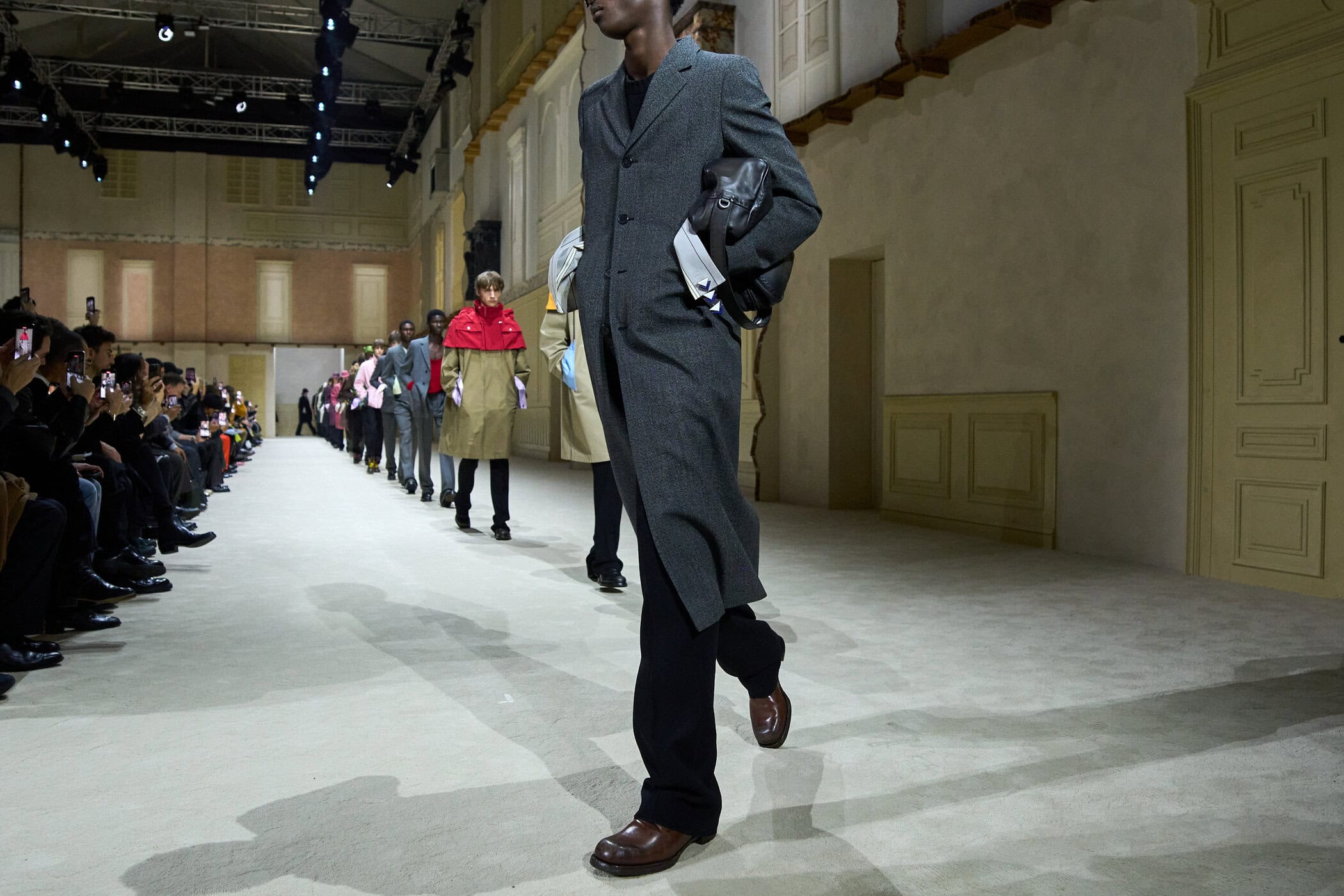 Prada Fall 2026 Men’s Fashion Show Atmosphere