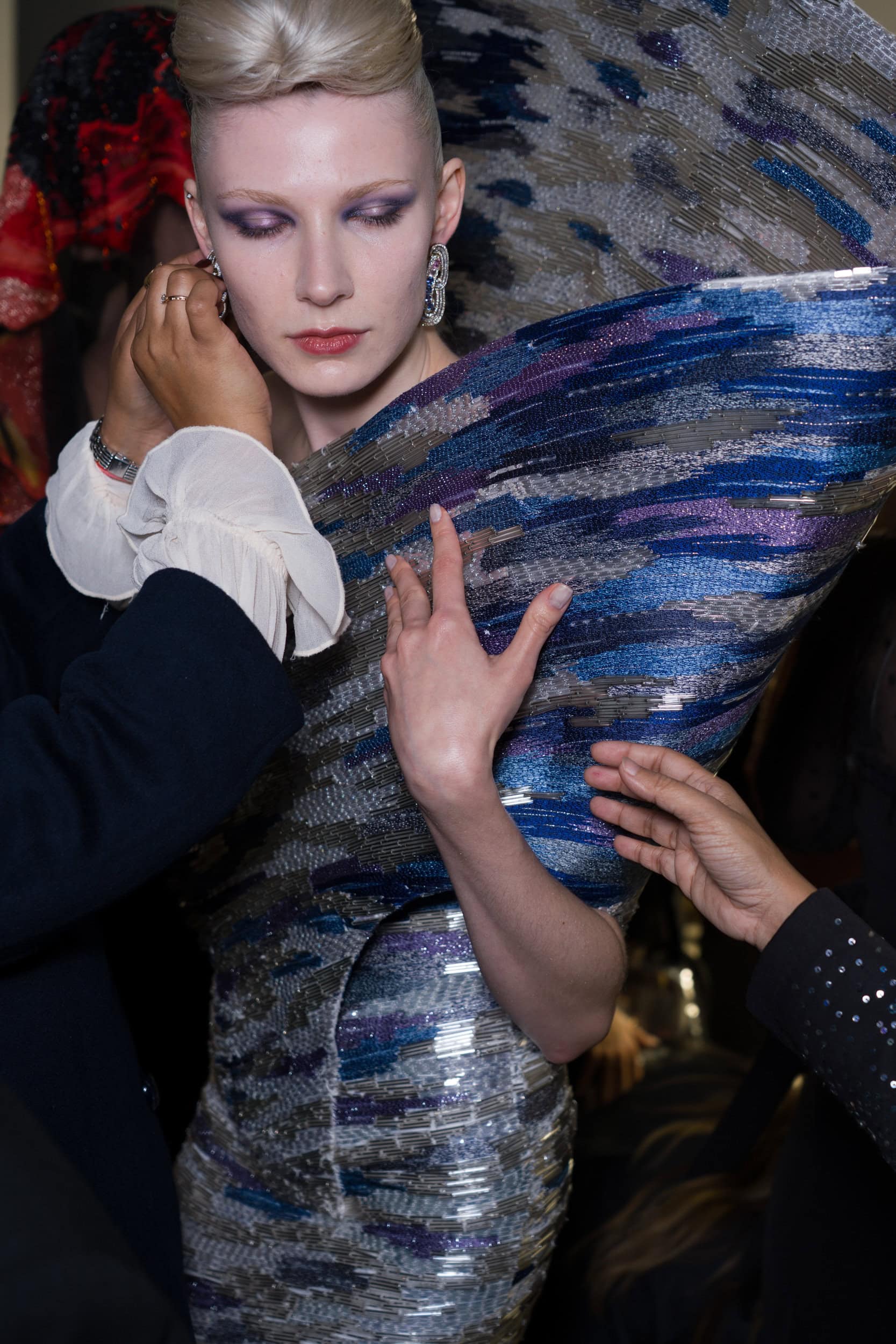 Rahul Mishra Spring 2026 Couture Fashion Show Backstage