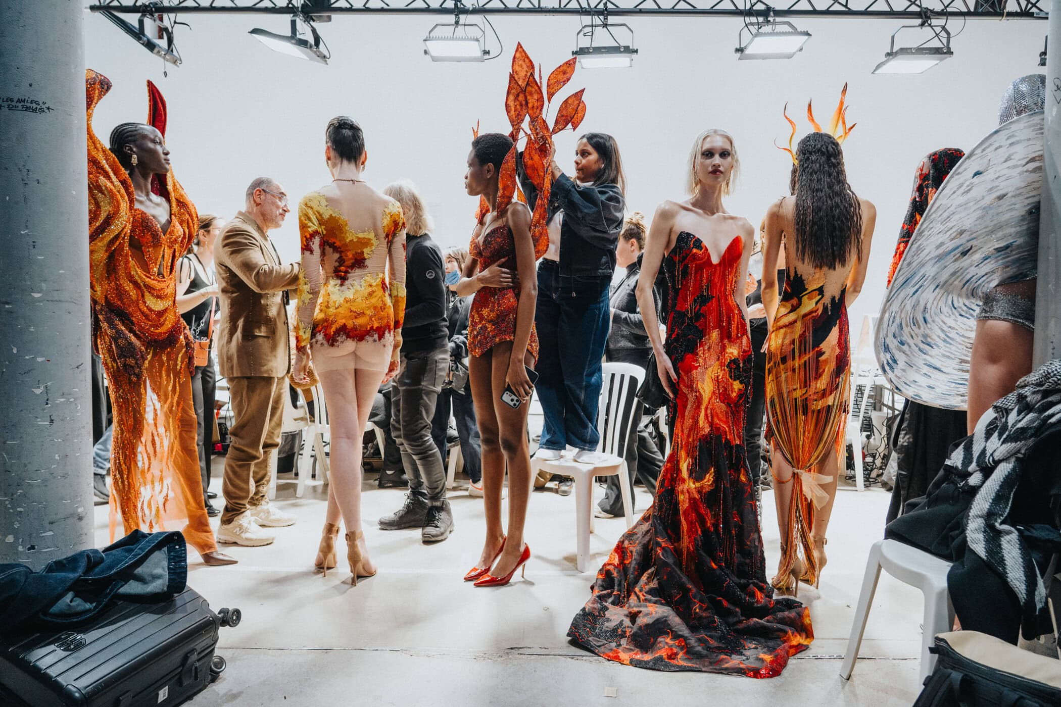 Rahul Mishra Spring 2026 Couture Fashion Show Backstage