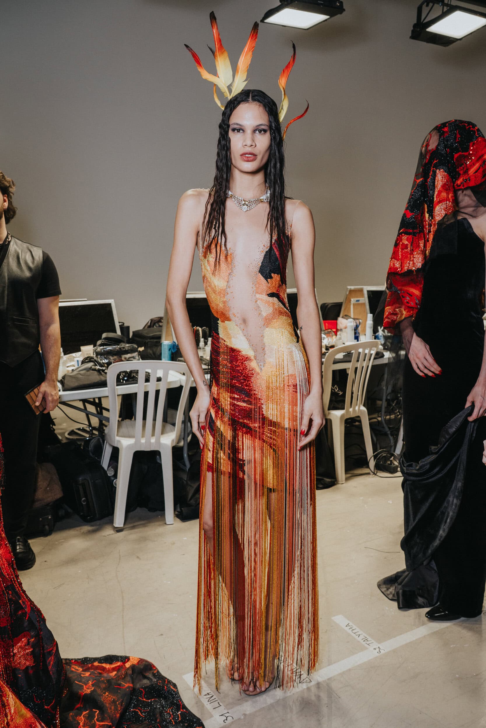 Rahul Mishra Spring 2026 Couture Fashion Show Backstage