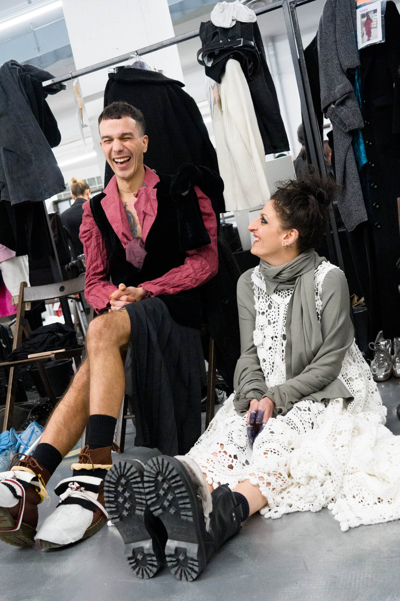 Simon Cracker Fall 2026 Men’s Fashion Show Backstage