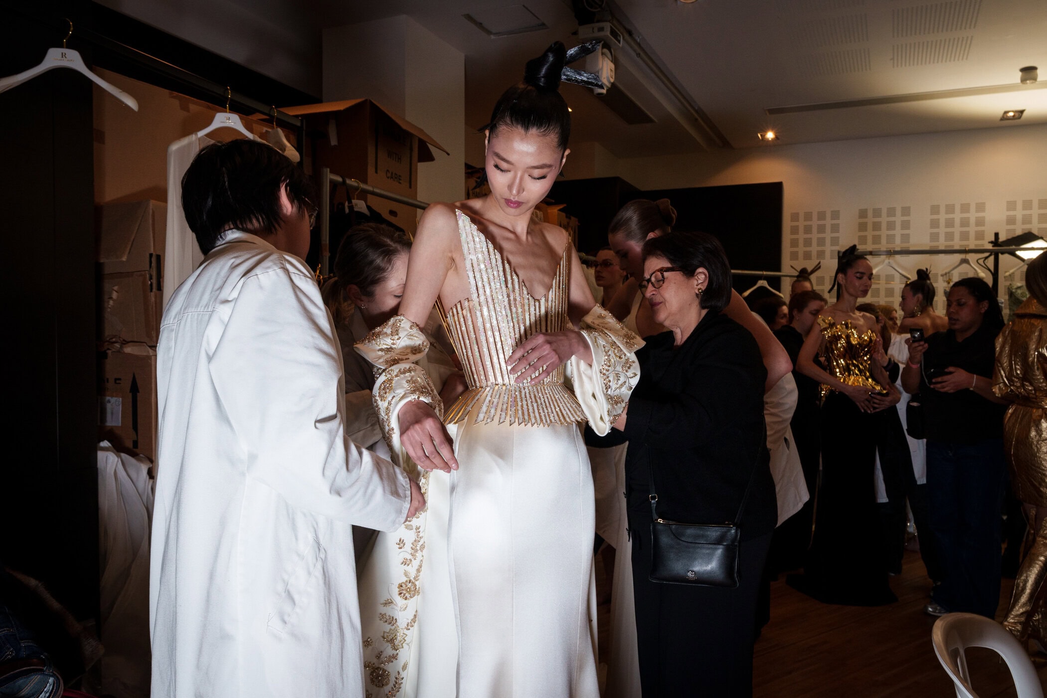 Tamara Ralph Spring 2026 Couture Fashion Show Backstage