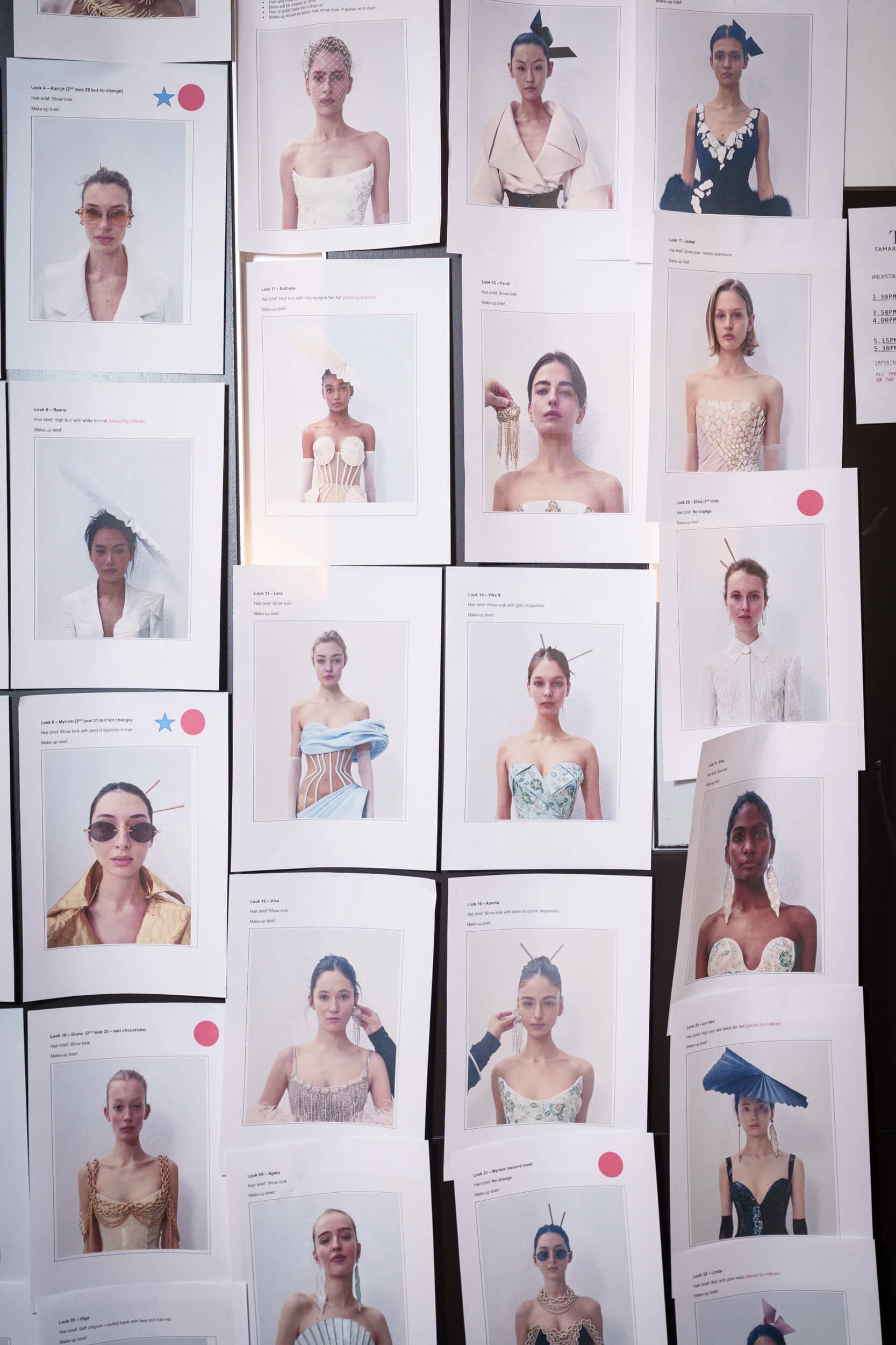 Tamara Ralph Spring 2026 Couture Fashion Show Backstage