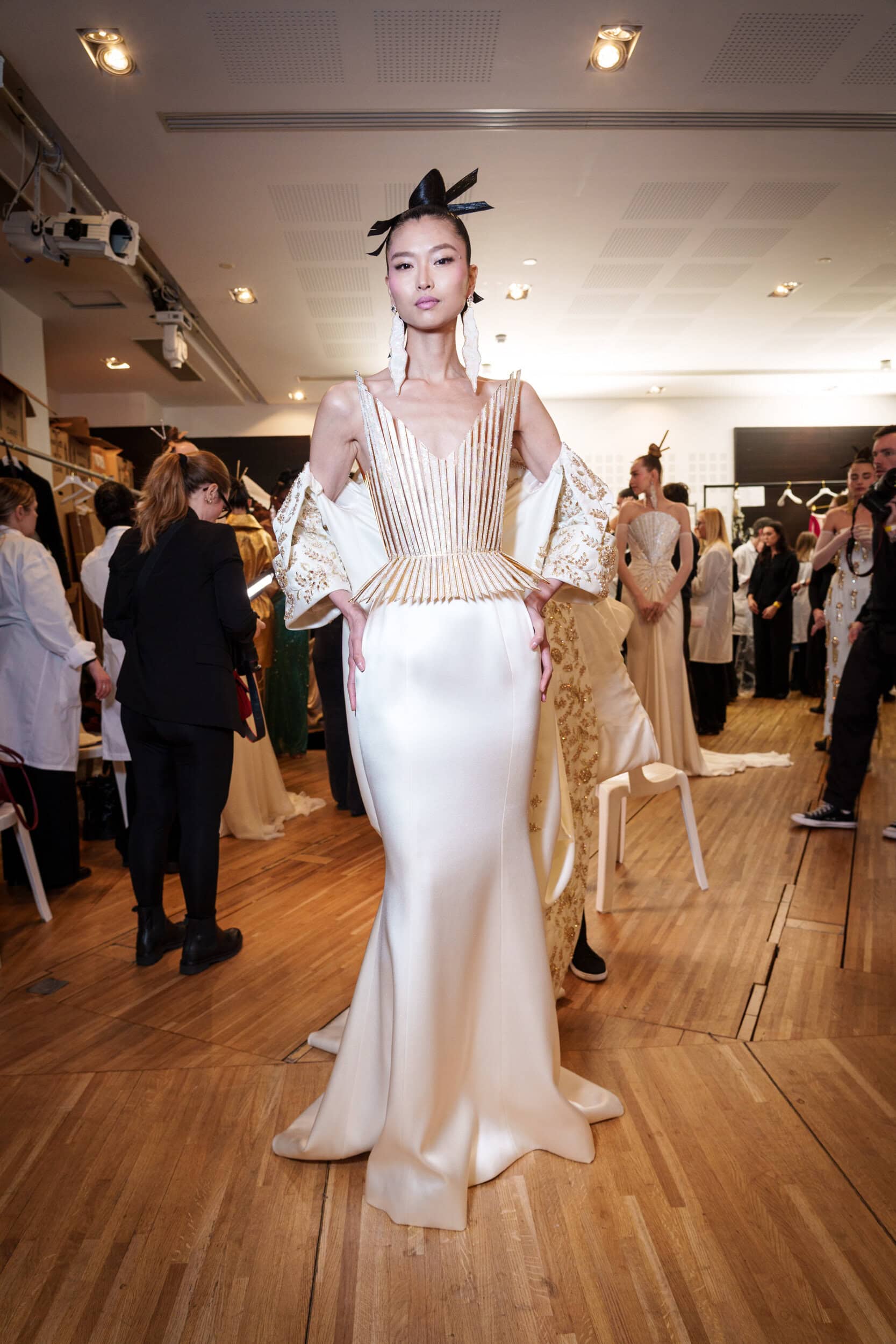 Tamara Ralph Spring 2026 Couture Fashion Show Backstage