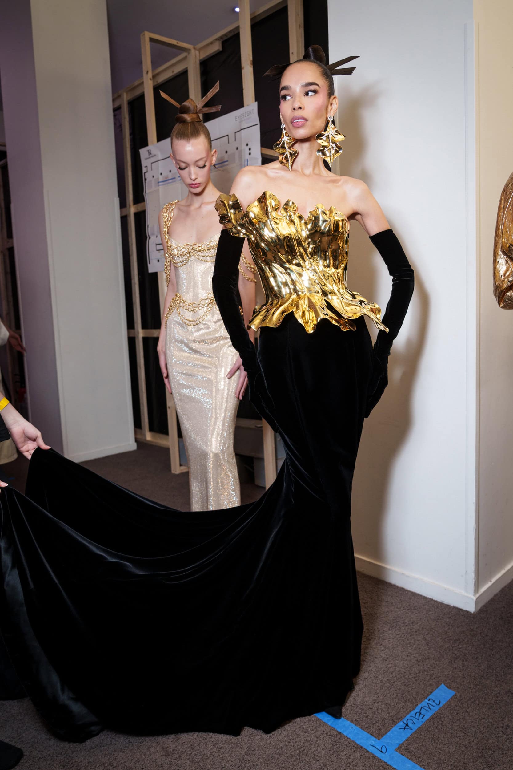 Tamara Ralph Spring 2026 Couture Fashion Show Backstage