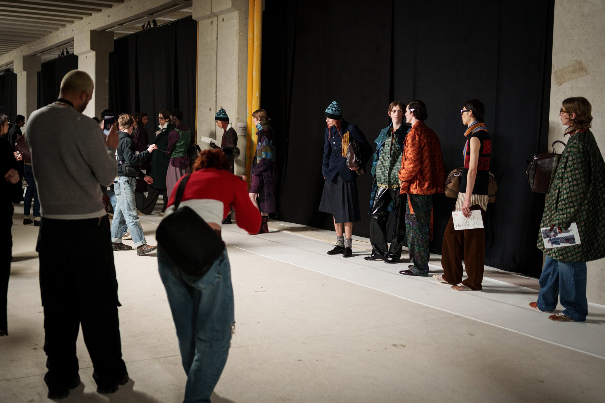 Dries Van Noten Fall 2026 Men’s Fashion Show Backstage