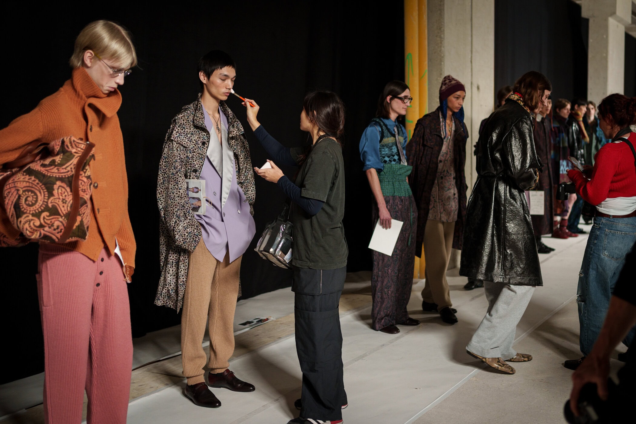 Dries Van Noten Fall 2026 Men’s Fashion Show Backstage