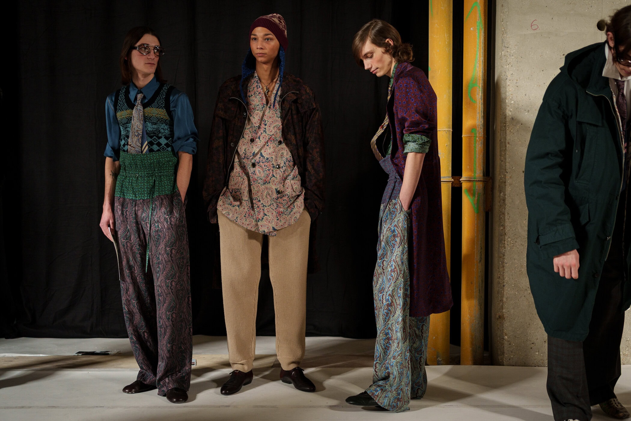 Dries Van Noten Fall 2026 Men’s Fashion Show Backstage