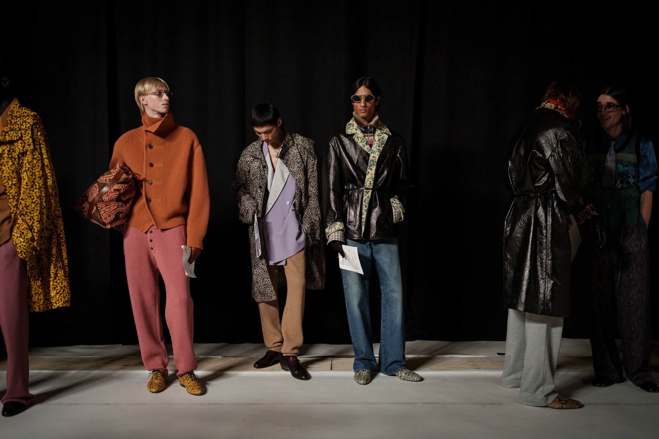 Dries Van Noten Fall 2026 Men’s Fashion Show Backstage
