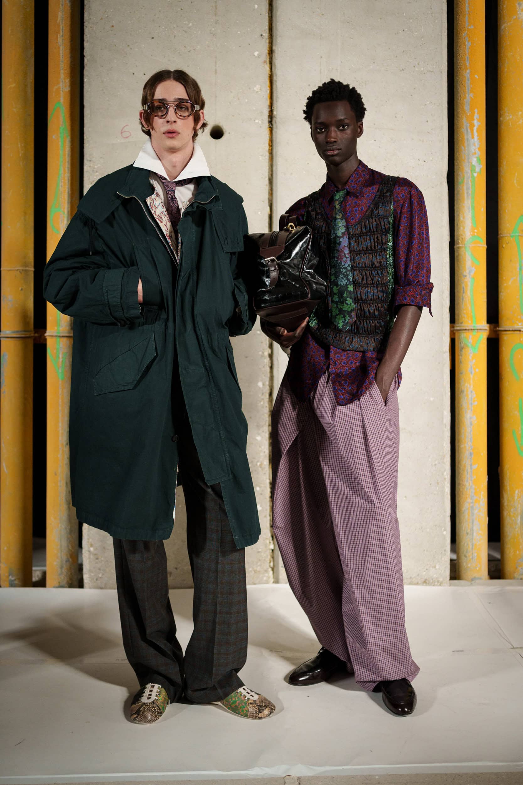 Dries Van Noten Fall 2026 Men’s Fashion Show Backstage