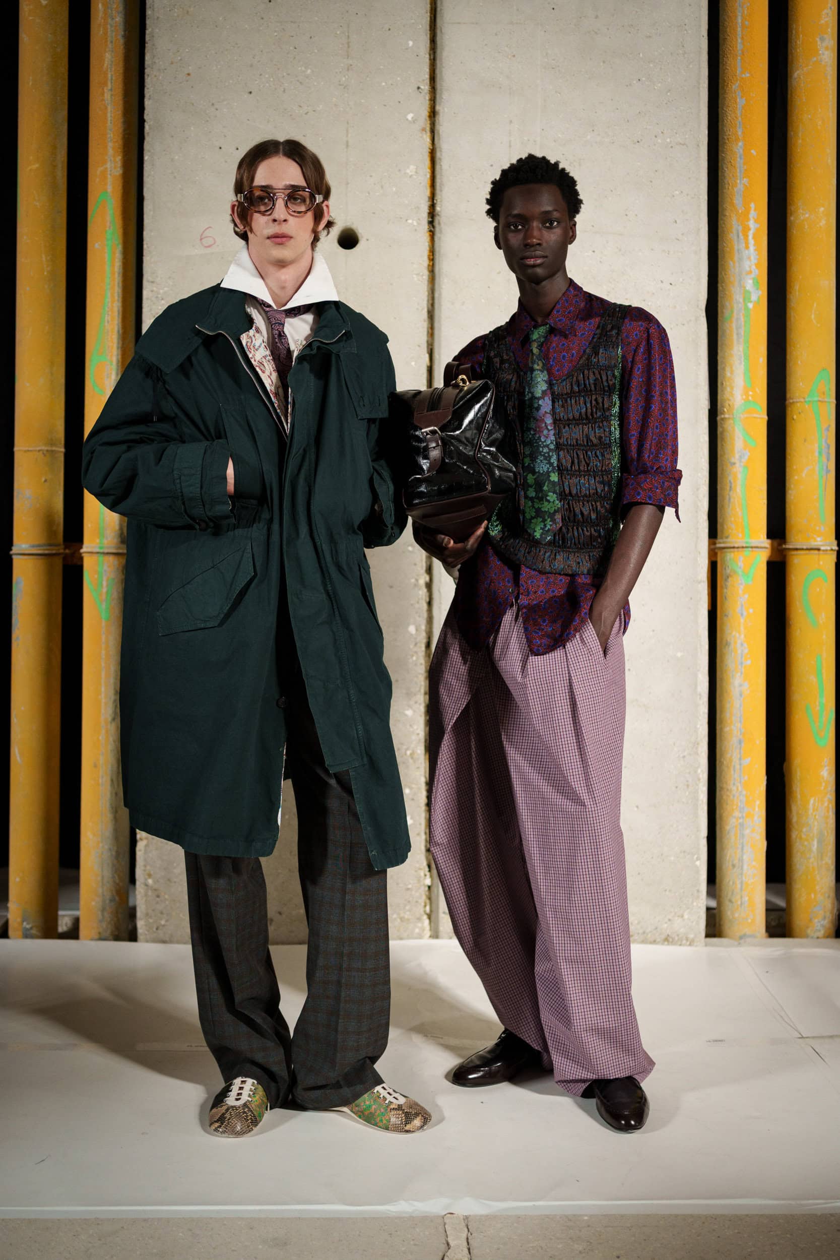 Dries Van Noten Fall 2026 Men’s Fashion Show Backstage