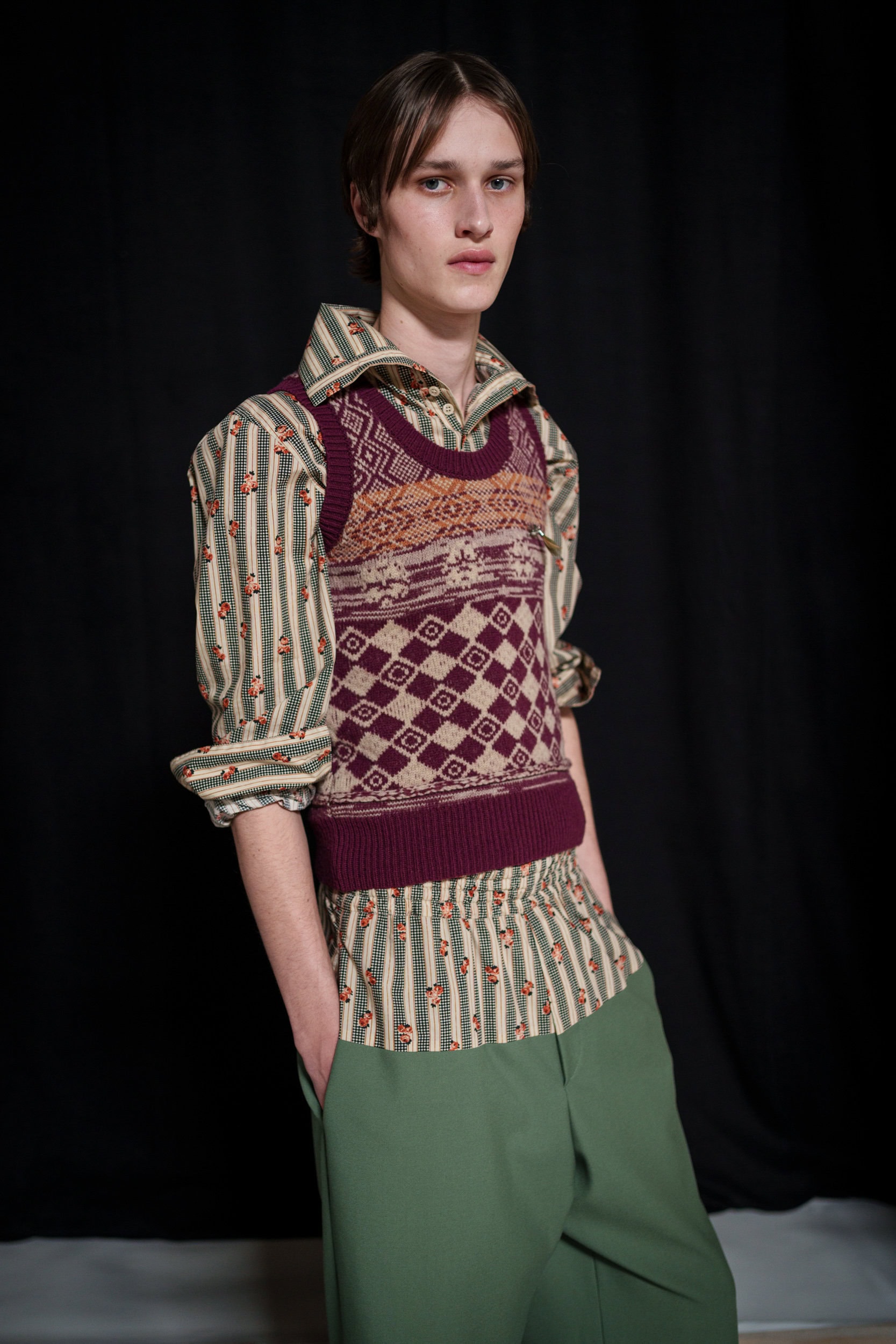 Dries Van Noten Fall 2026 Men’s Fashion Show Backstage