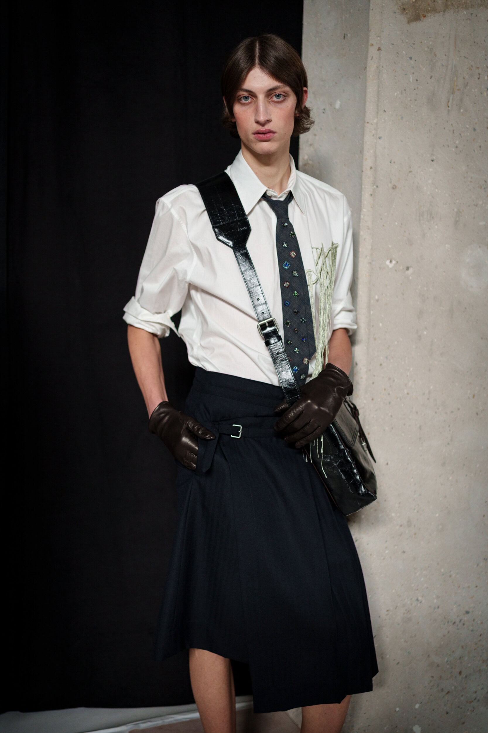 Dries Van Noten Fall 2026 Men’s Fashion Show Backstage