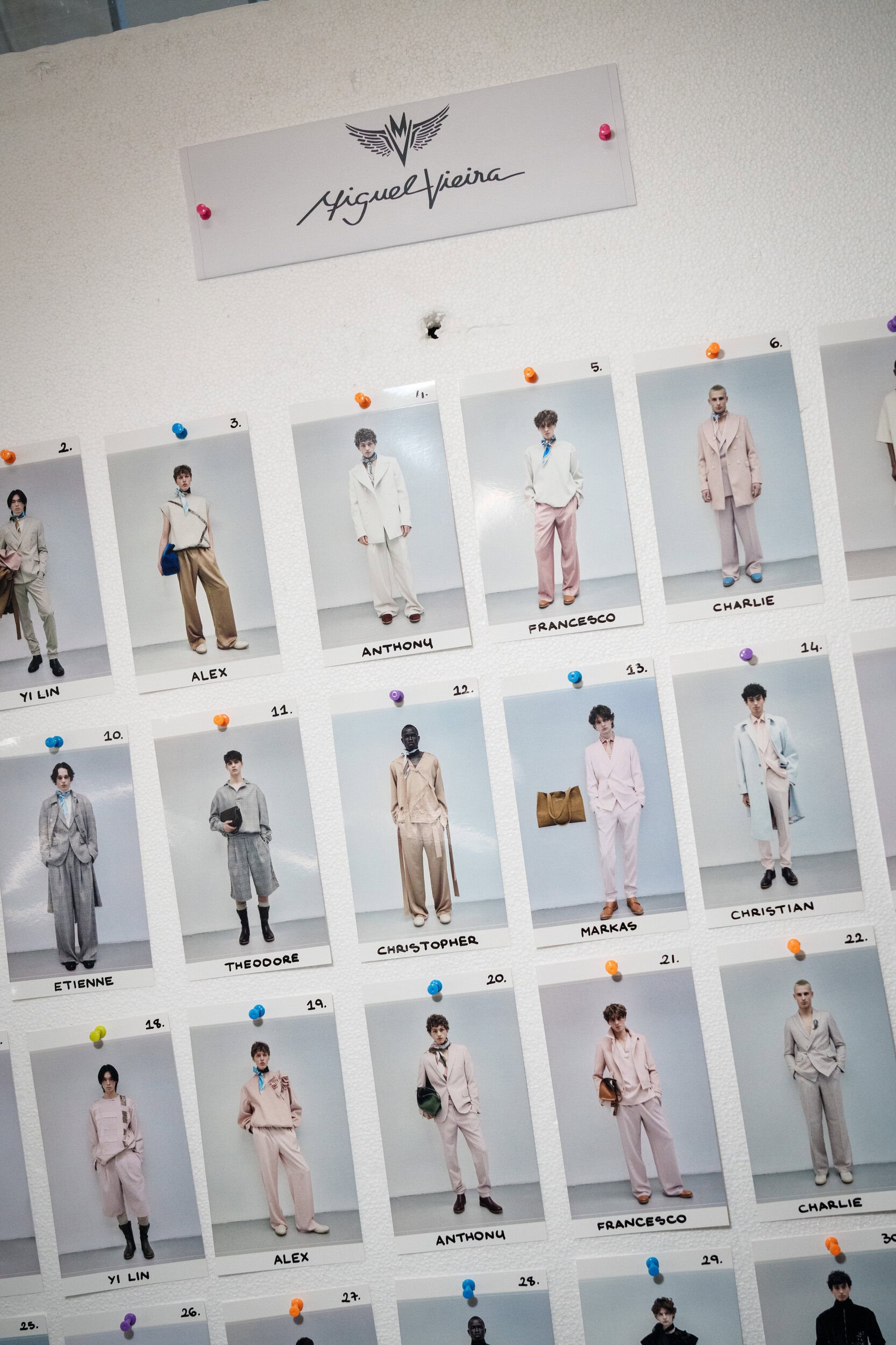 Miguel Vieira Fall 2026 Men’s Fashion Show Backstage