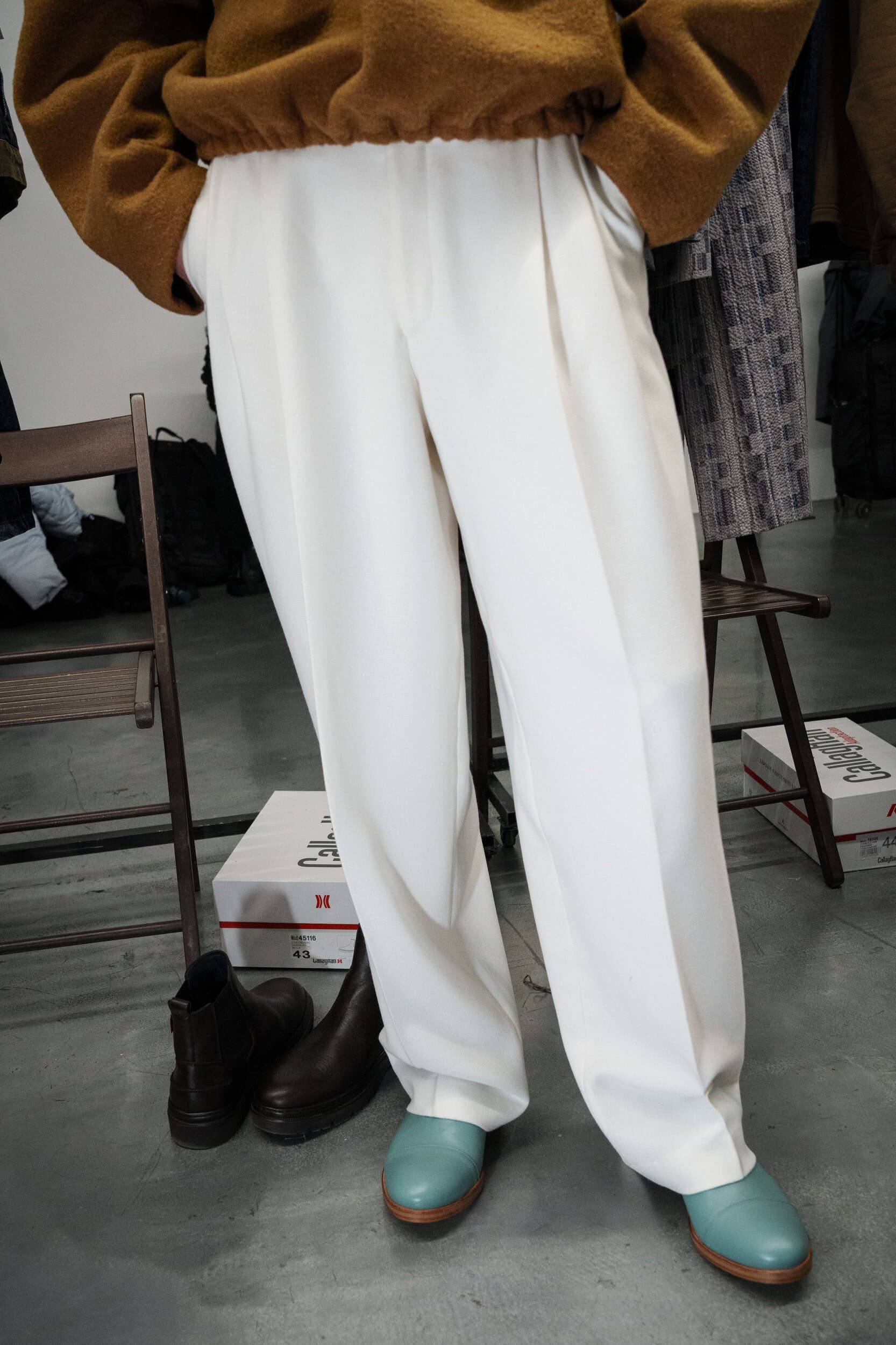 Miguel Vieira Fall 2026 Men’s Fashion Show Backstage