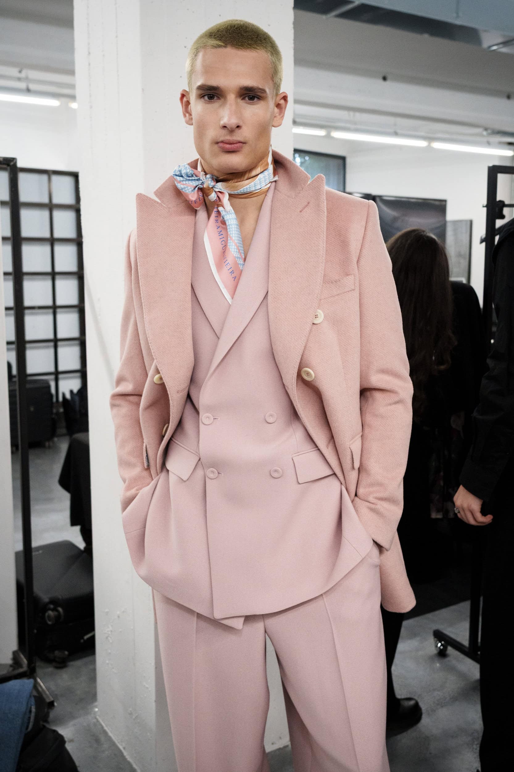 Miguel Vieira Fall 2026 Men’s Fashion Show Backstage