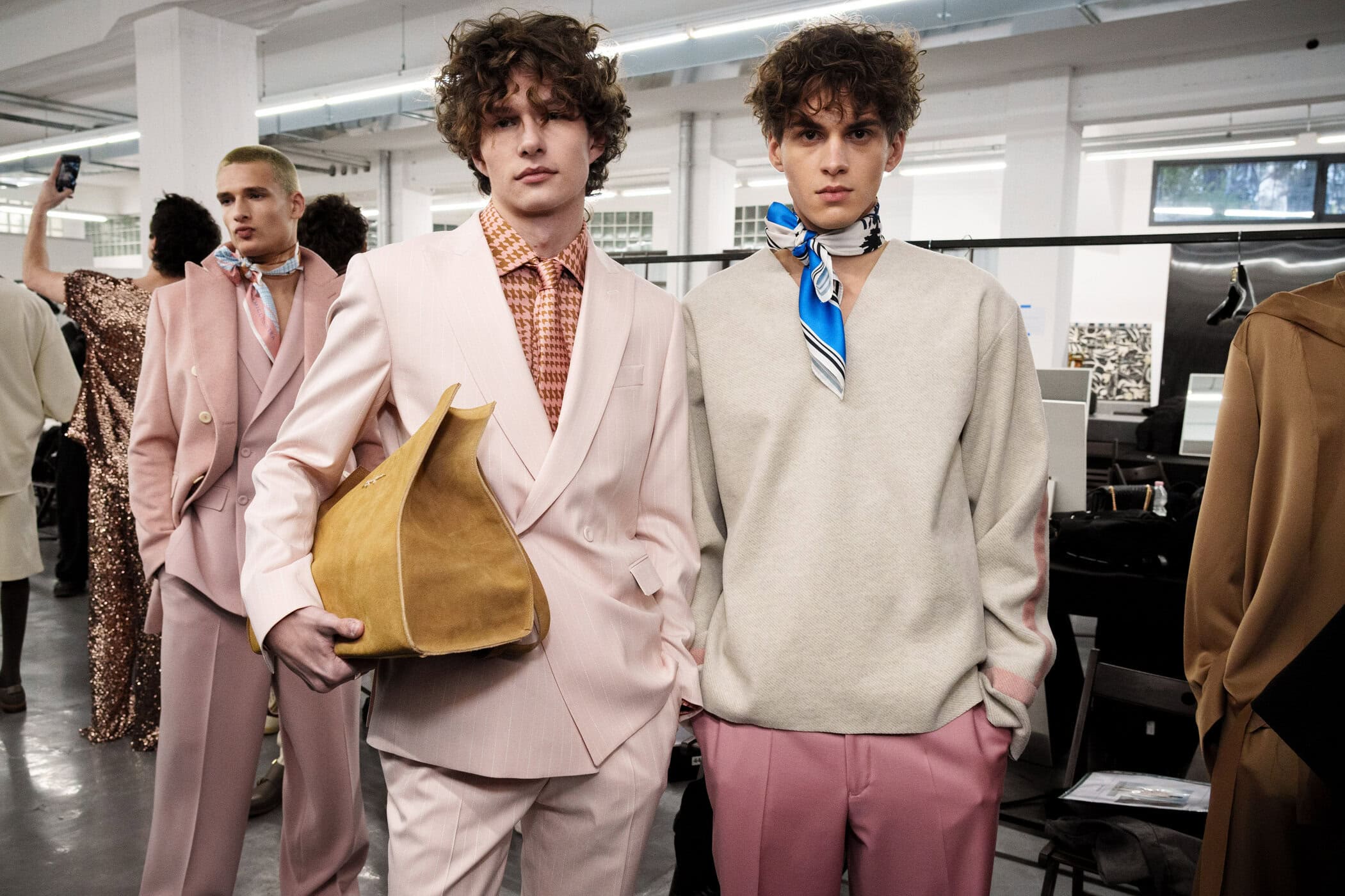 Miguel Vieira Fall 2026 Men’s Fashion Show Backstage