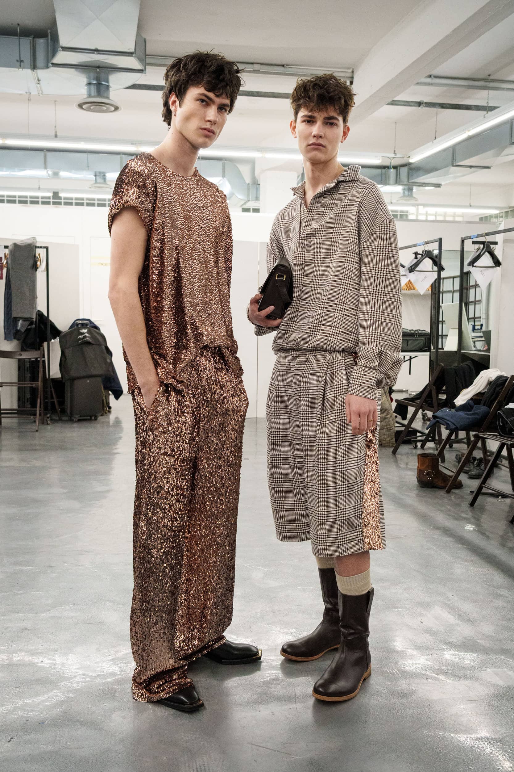 Miguel Vieira Fall 2026 Men’s Fashion Show Backstage