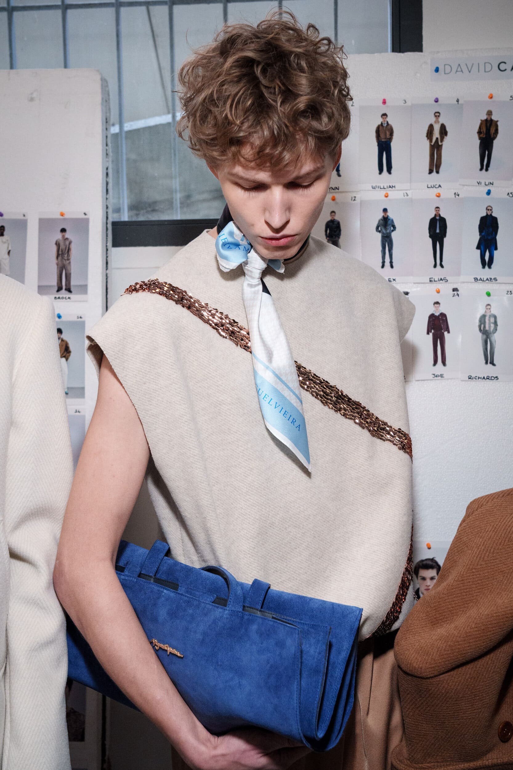 Miguel Vieira Fall 2026 Men’s Fashion Show Backstage