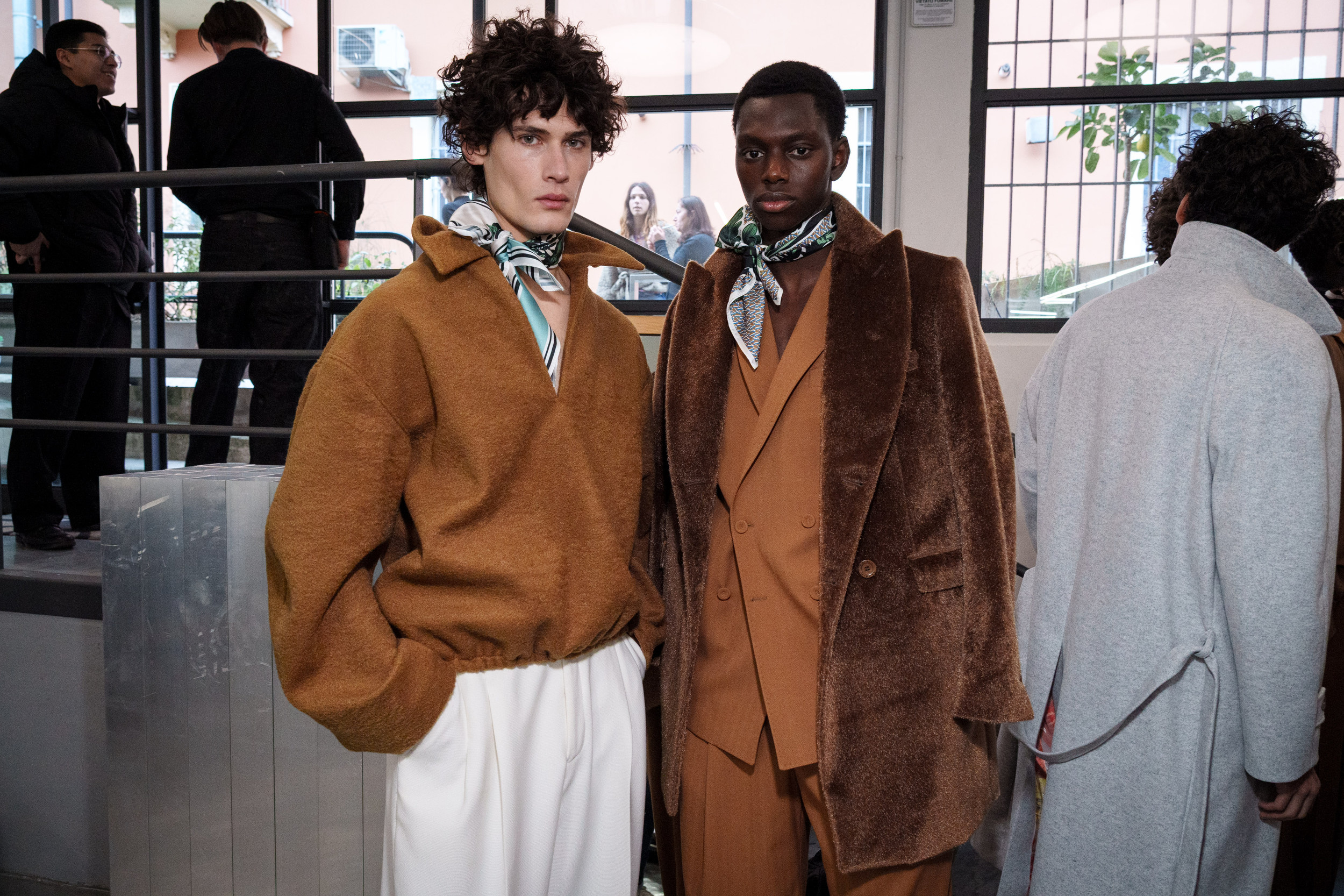 Miguel Vieira Fall 2026 Men’s Fashion Show Backstage