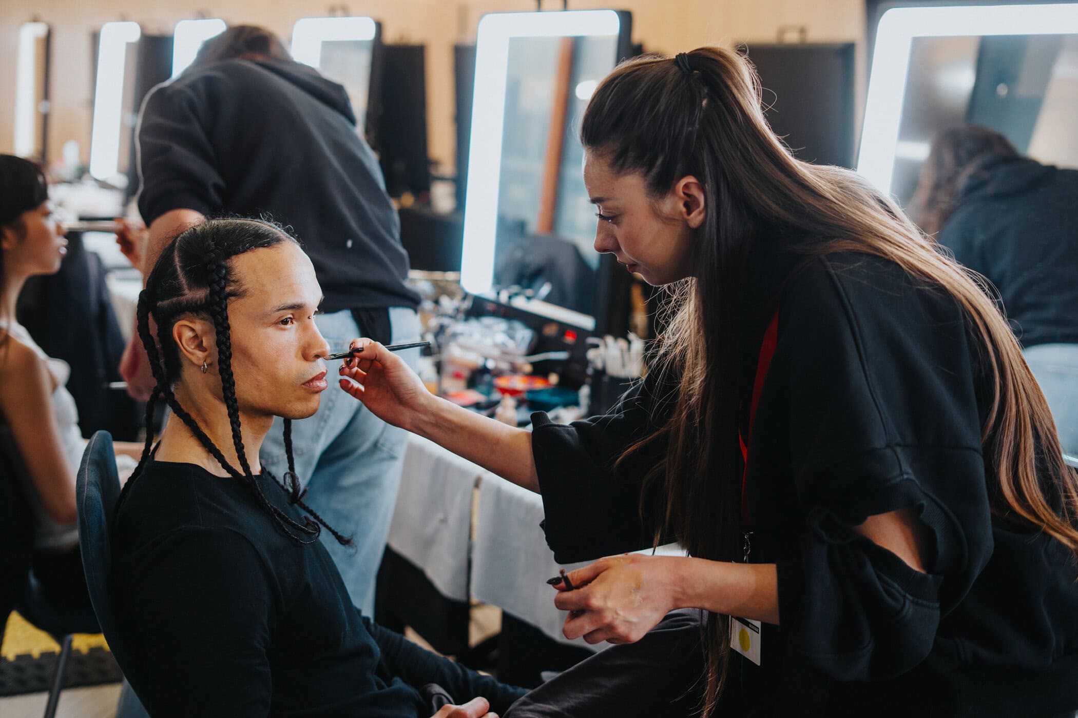 Y-3 Fall 2026 Men’s Fashion Show Backstage