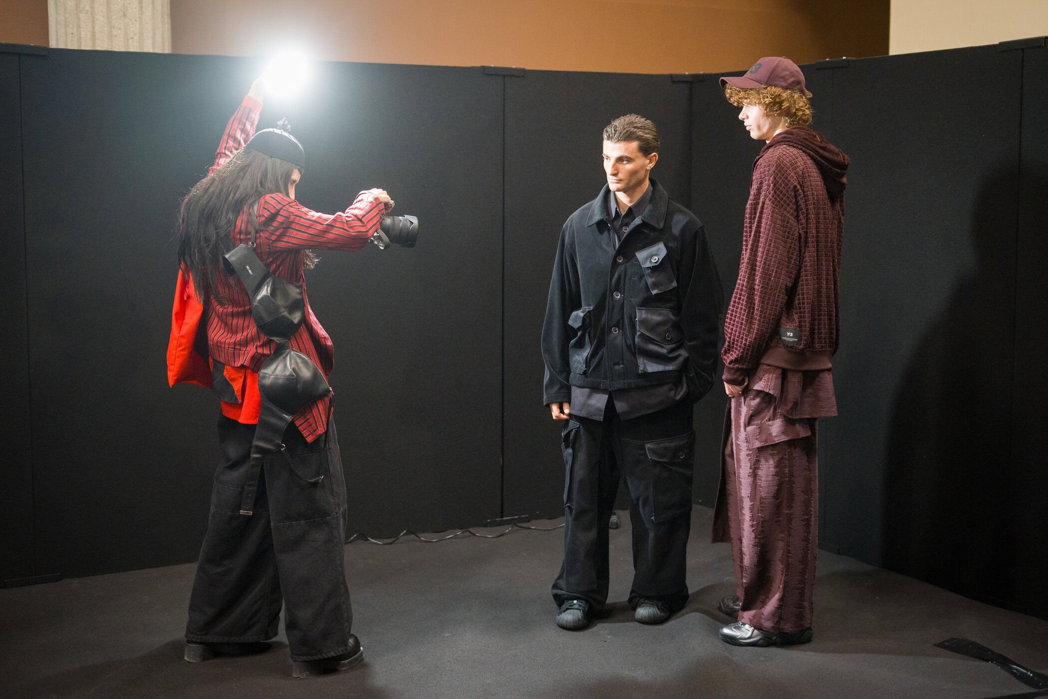 Y-3 Fall 2026 Men’s Fashion Show Backstage