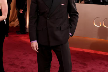 Yorgos Lanthimos in Prada to The 83rd Golden Globes Awards