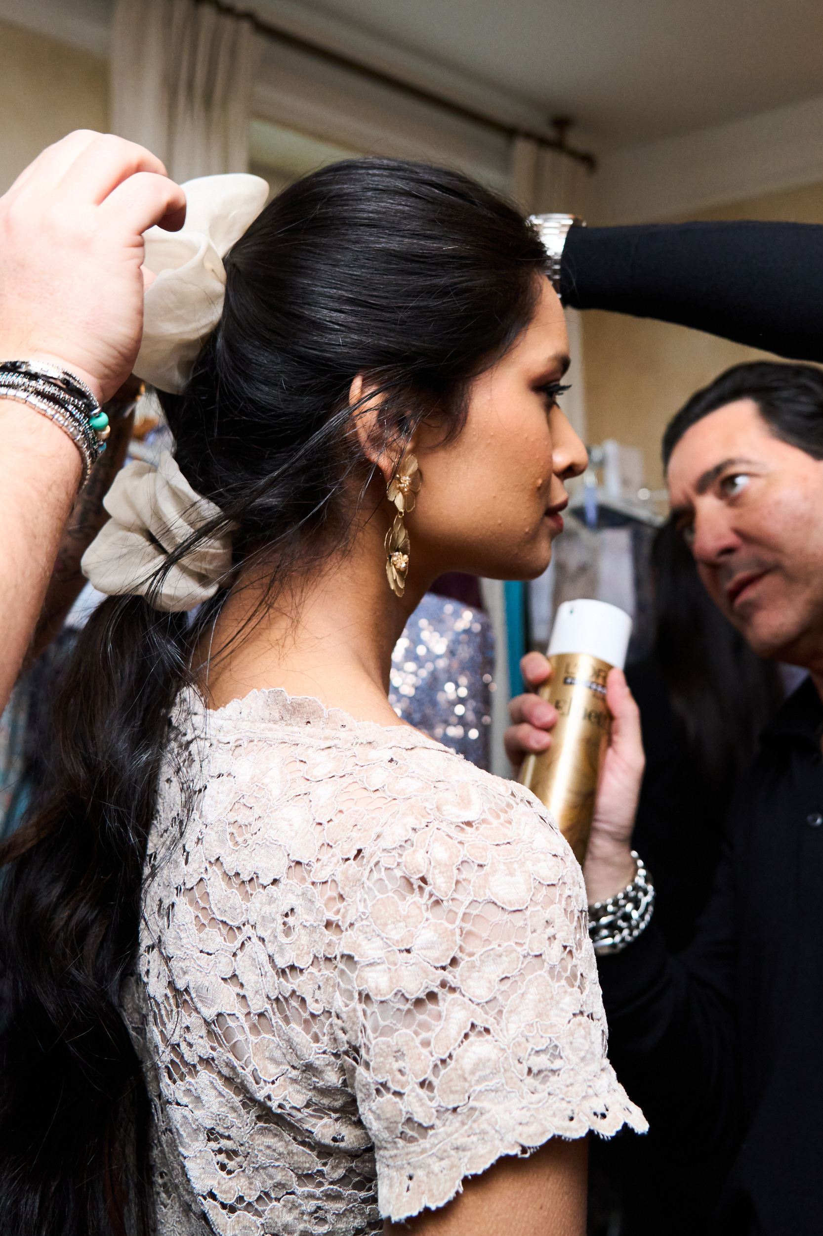 Luisa Beccaria Fall 2026 Fashion Show Backstage