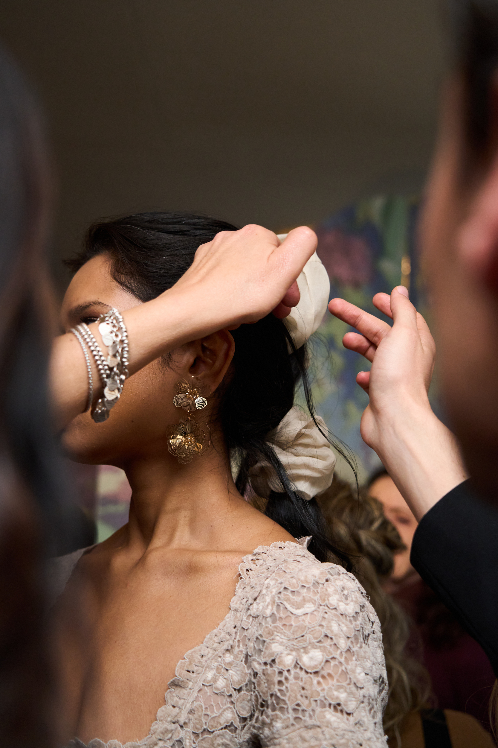 Luisa Beccaria Fall 2026 Fashion Show Backstage